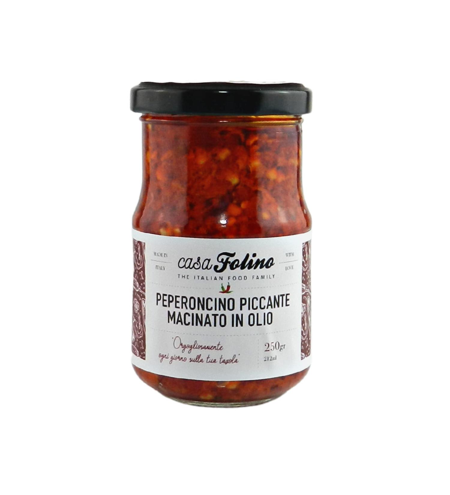 CasaFolino Calabrese pepper ground in oil 314 ML - Buy Online on GoSupps.com