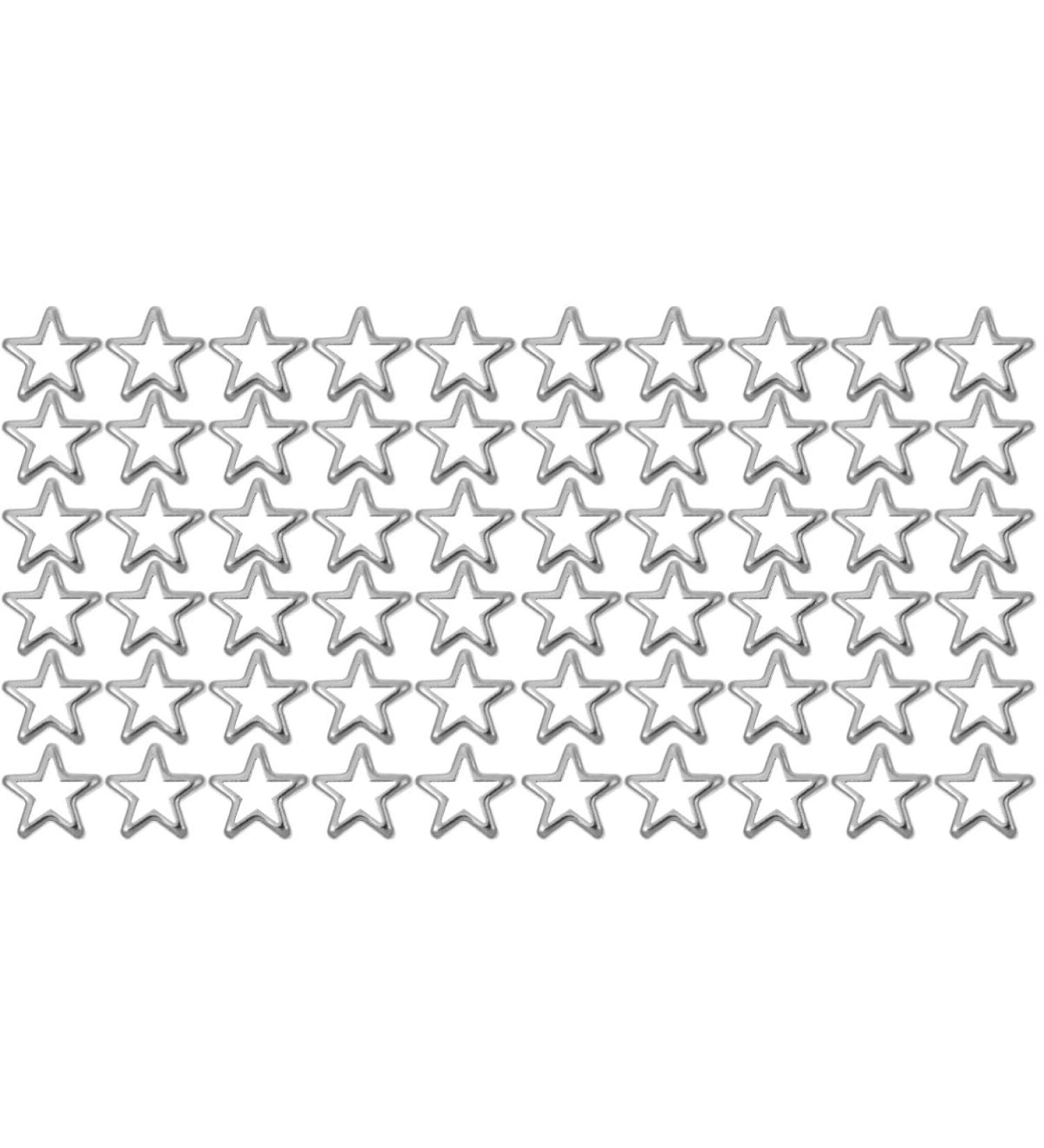 100 Pcs Five Claw Nail Jeans Brass Decor Star Shoes Rivets Leather Cloth Accessories Punk Shoes Bags Silverx2pcs 1.2X1.2CMx2pcs - Buy Online on GoSupps.com