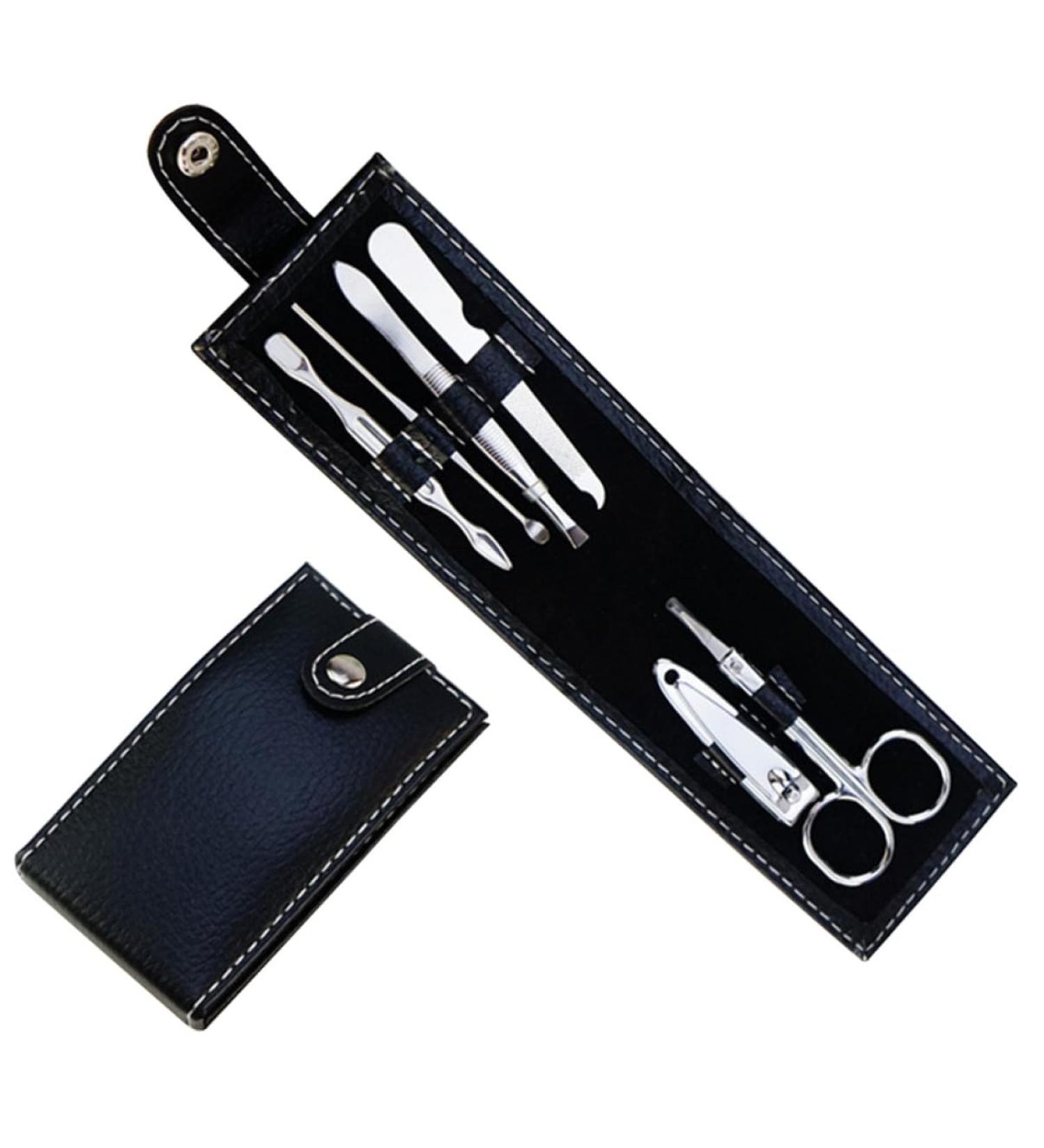 FOMIYES Nail Nail Clippers Nail Trimmer Manicure 6 Piece Set M Black - Buy Online on GoSupps.com