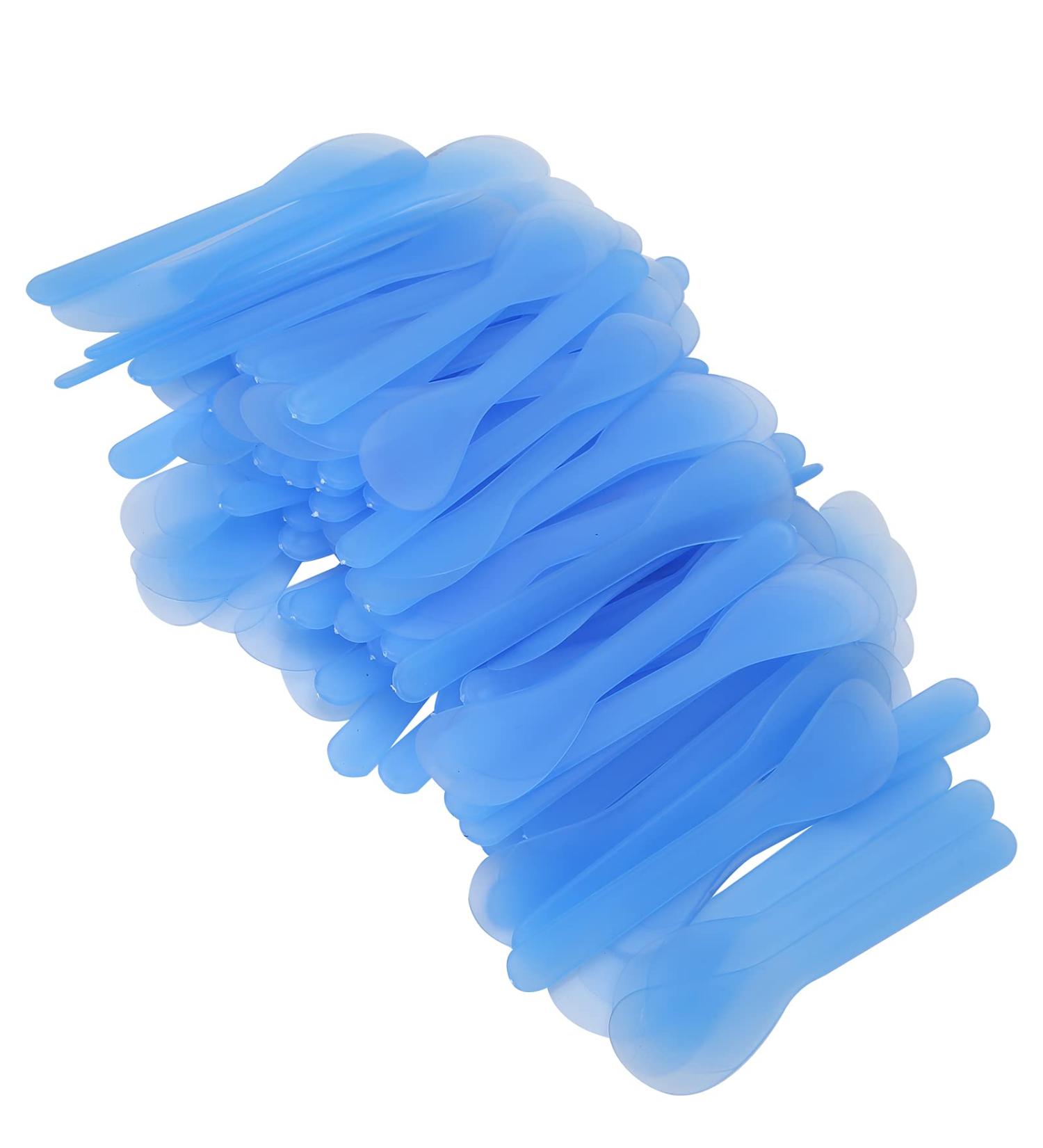 Cryfokt Spatule pour Masque Facial B ton en Plastique Durable pour Appliquer Uniform ment la Cr me pour la Maison Bricolage 100 Pi ces (Bleu royal) - Buy Online on GoSupps.com