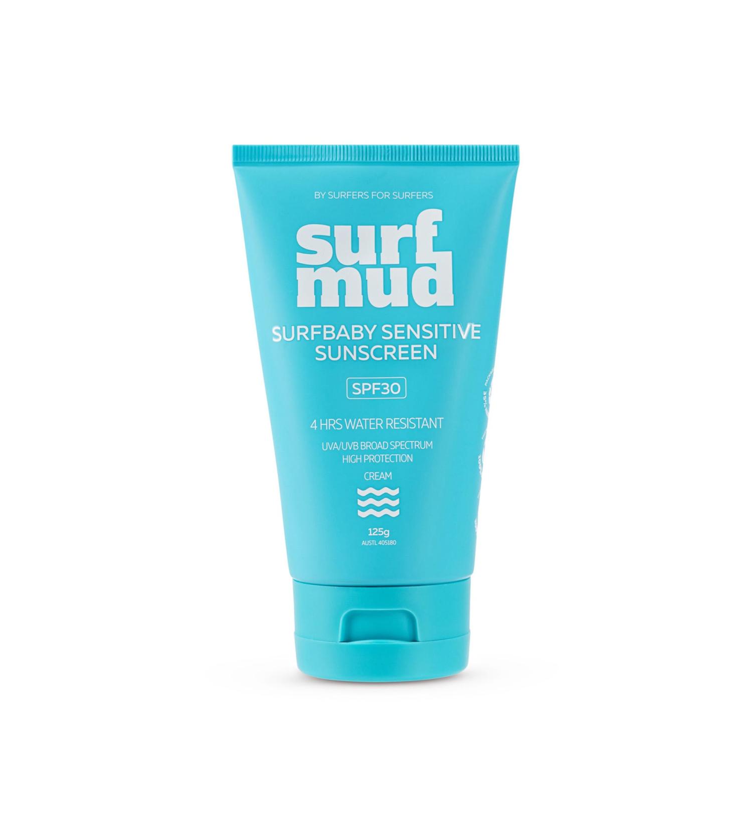 Australian Surfmud SurfBaby Sensitive Sunscreen SPF 30-125G