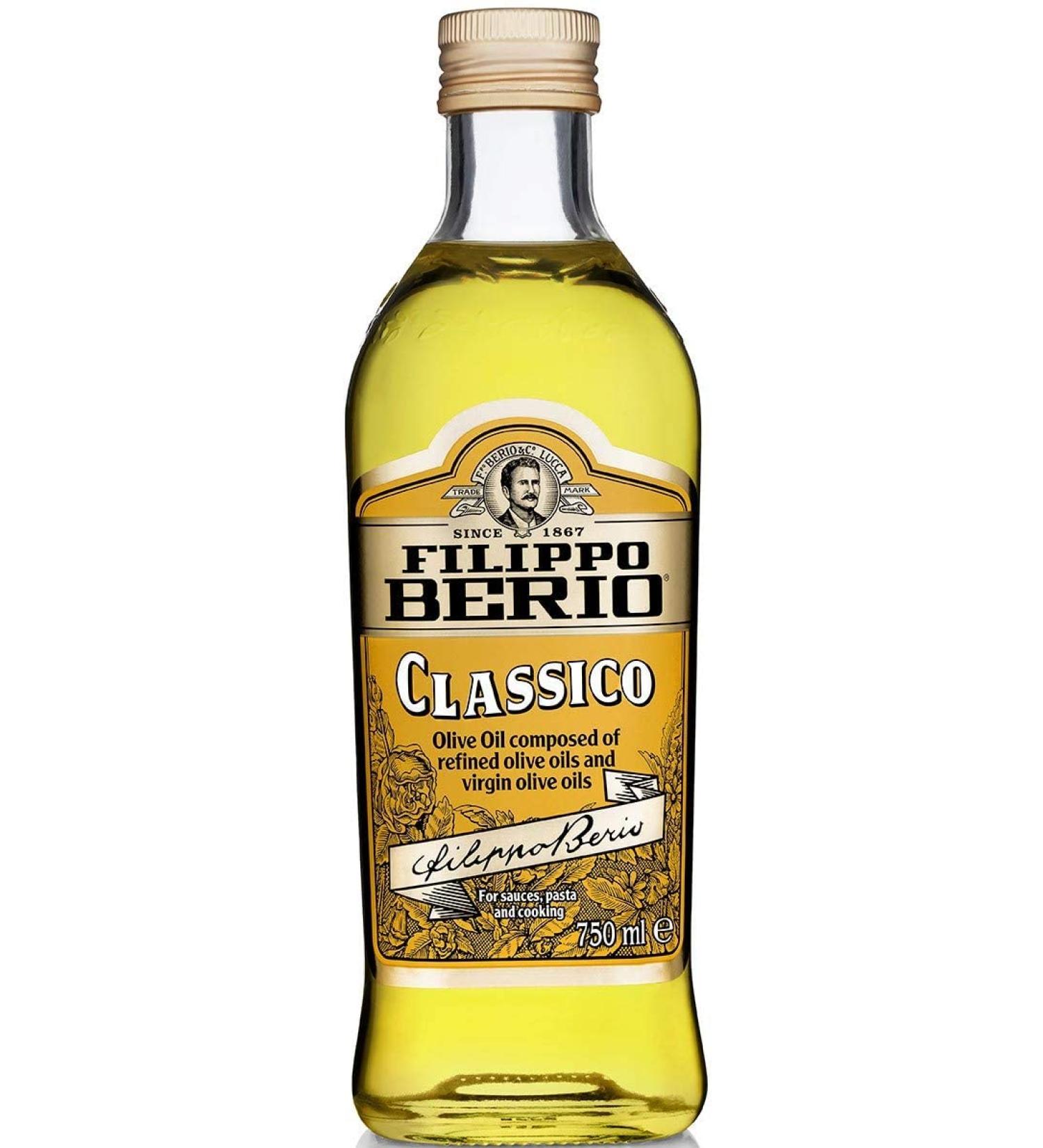 Filippo Berio Pure Olive Oil 750ml - High-Quality Cold Pressed Cooking Oil - Buy Online on GoSupps.com