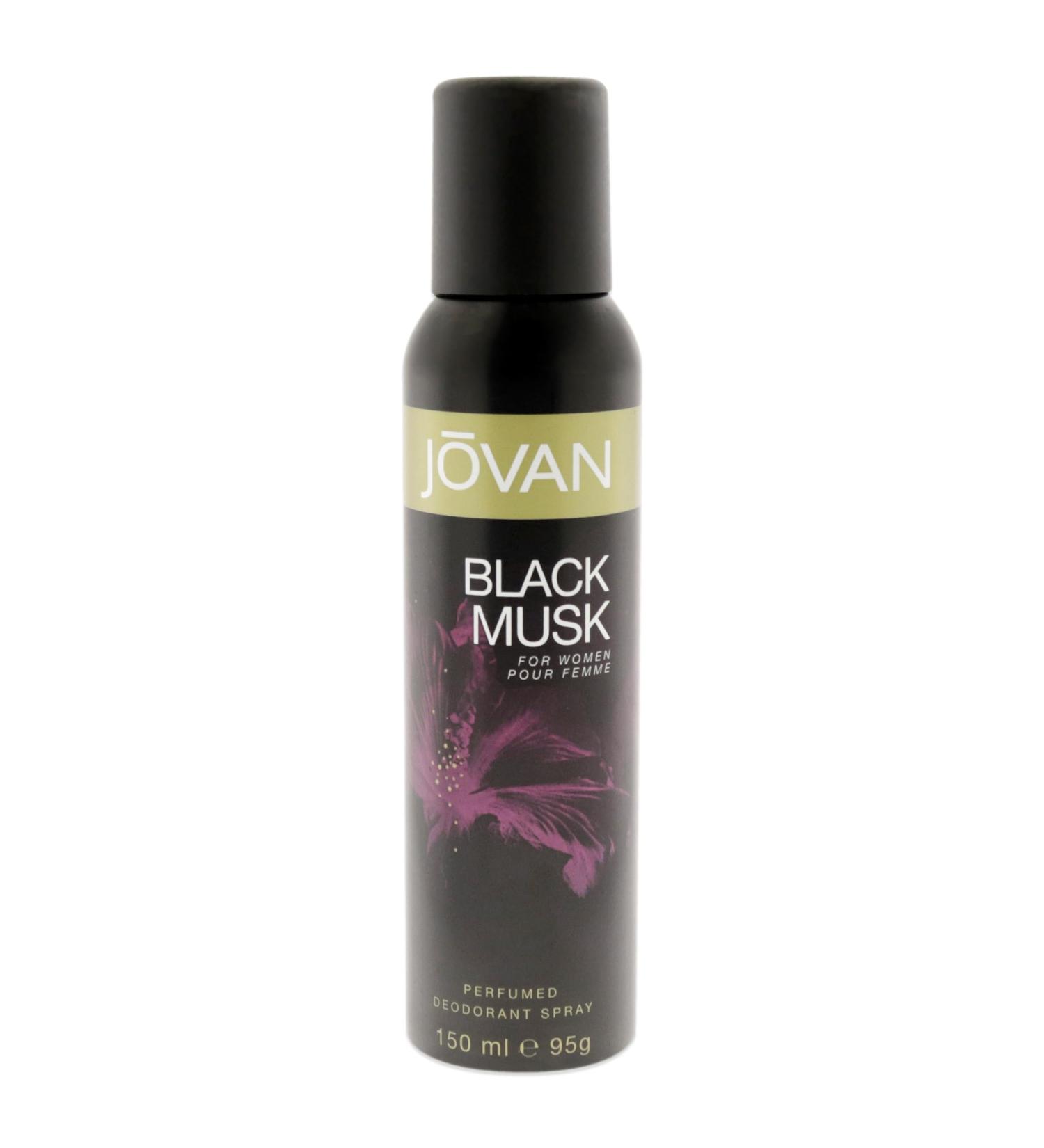Jovan Deodorant Spray for Women Black Musk 5 Ounce Black Musk 5 Ounce