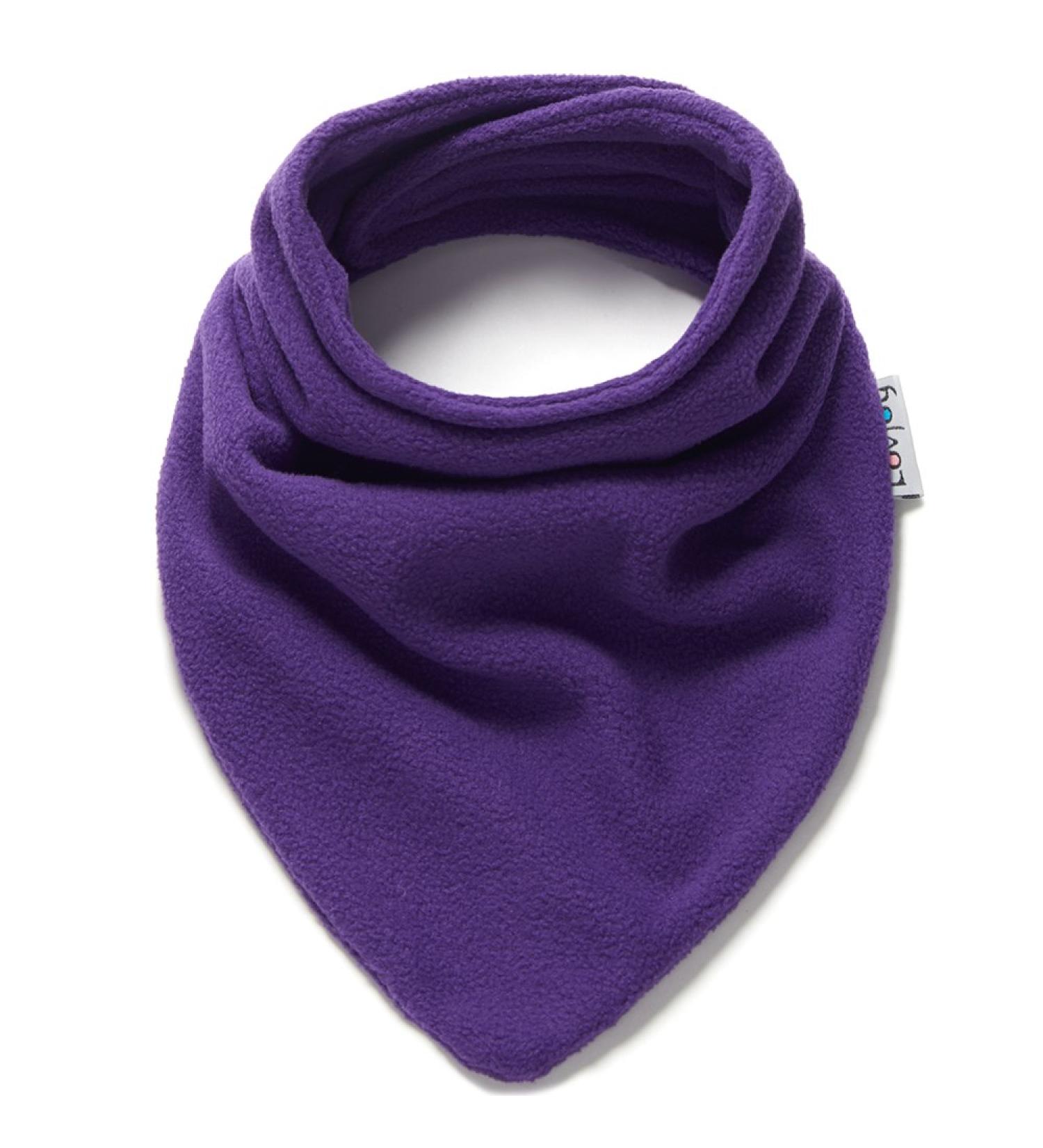 Baby Toddler Cute Warm Fleece scarf/Snood. Soft & Cozy. Fits 6 months - 5 Years. More Designs for Boys & Girls! Purple