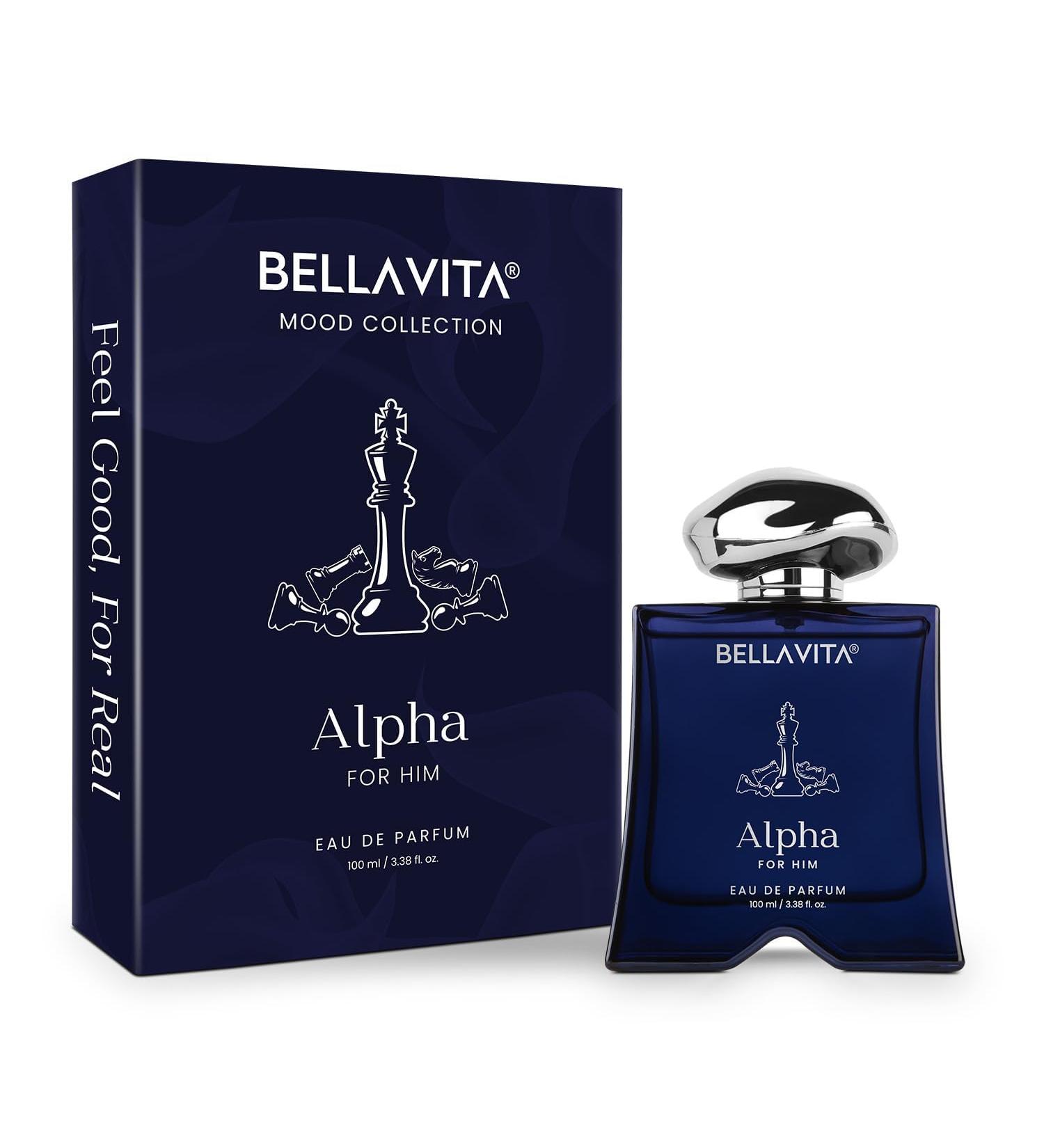 Bloom Beauty BELLAVITA Mood Collection Alpha Perfume for Him | Long-Lasting Luxury Perfume | Bold & Sophisticated Perfume for Men 100ml - Buy Online on GoSupps.com