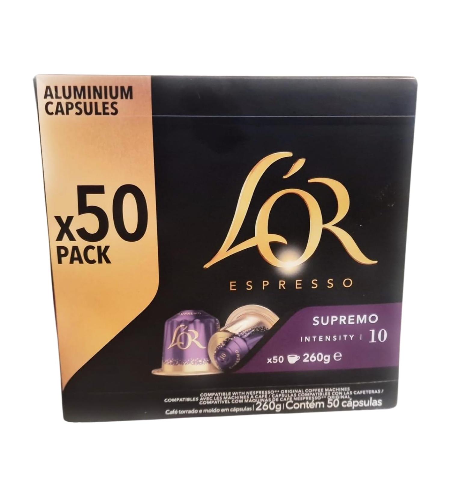 L'OR Espresso Capsules de caf supremo N 10 50 capsules - Buy Online on GoSupps.com