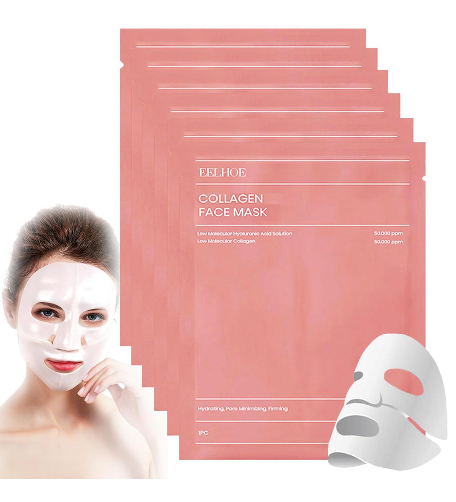 Collagen Mask - Bio Deep Collagen Face Mask - Collagen Face Mask - Anti Wrinkle Mask - Hydrating Face Masks - Face Masks Beauty for Firming Bri_ghtening Anti-Aging (6) - Buy Online on GoSupps.com