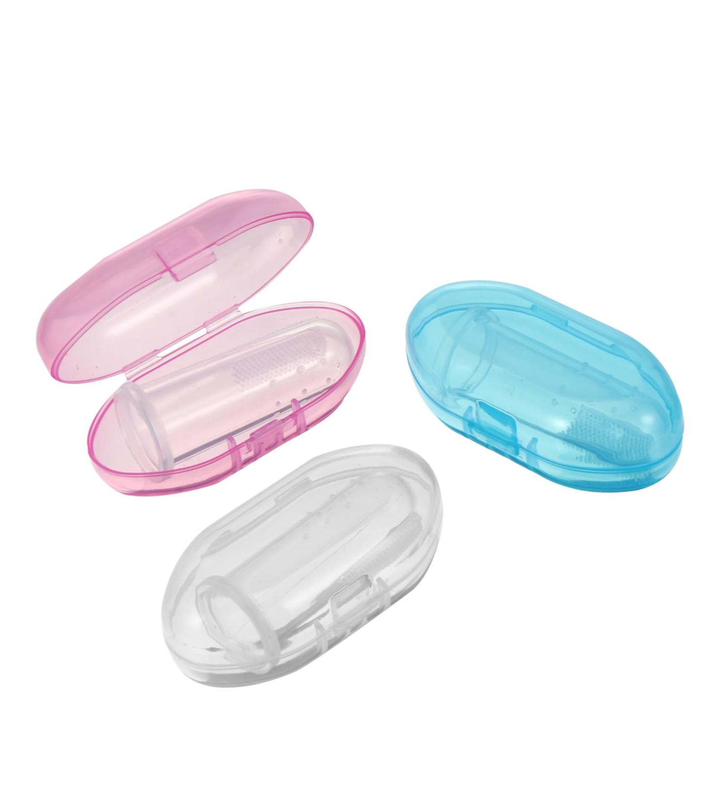 Minkissy 6-Pack Silicone Milk Finger Toothbrush for Toddlers & Children - Safe & Effective Oral Care - Buy Online on GoSupps.com