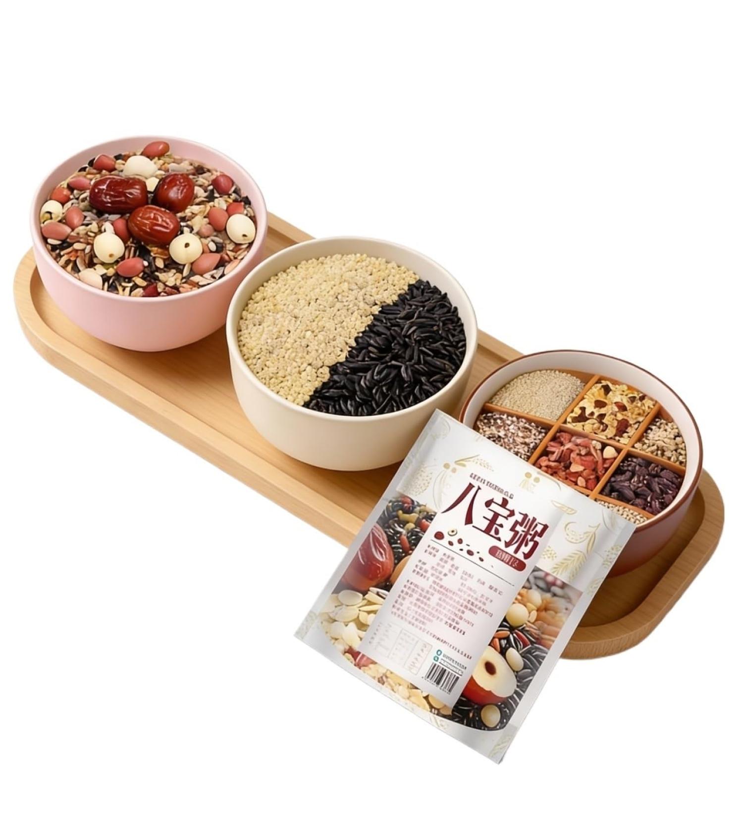 3 Sachets De M lange De Bouillie Aux Huit Tr sors De 500 G Assortiment De Grains Entiers For Congee Cuisson Facile Scell Sous Vide Petit-d jeuner Et Dessert Sains - Buy Online on GoSupps.com