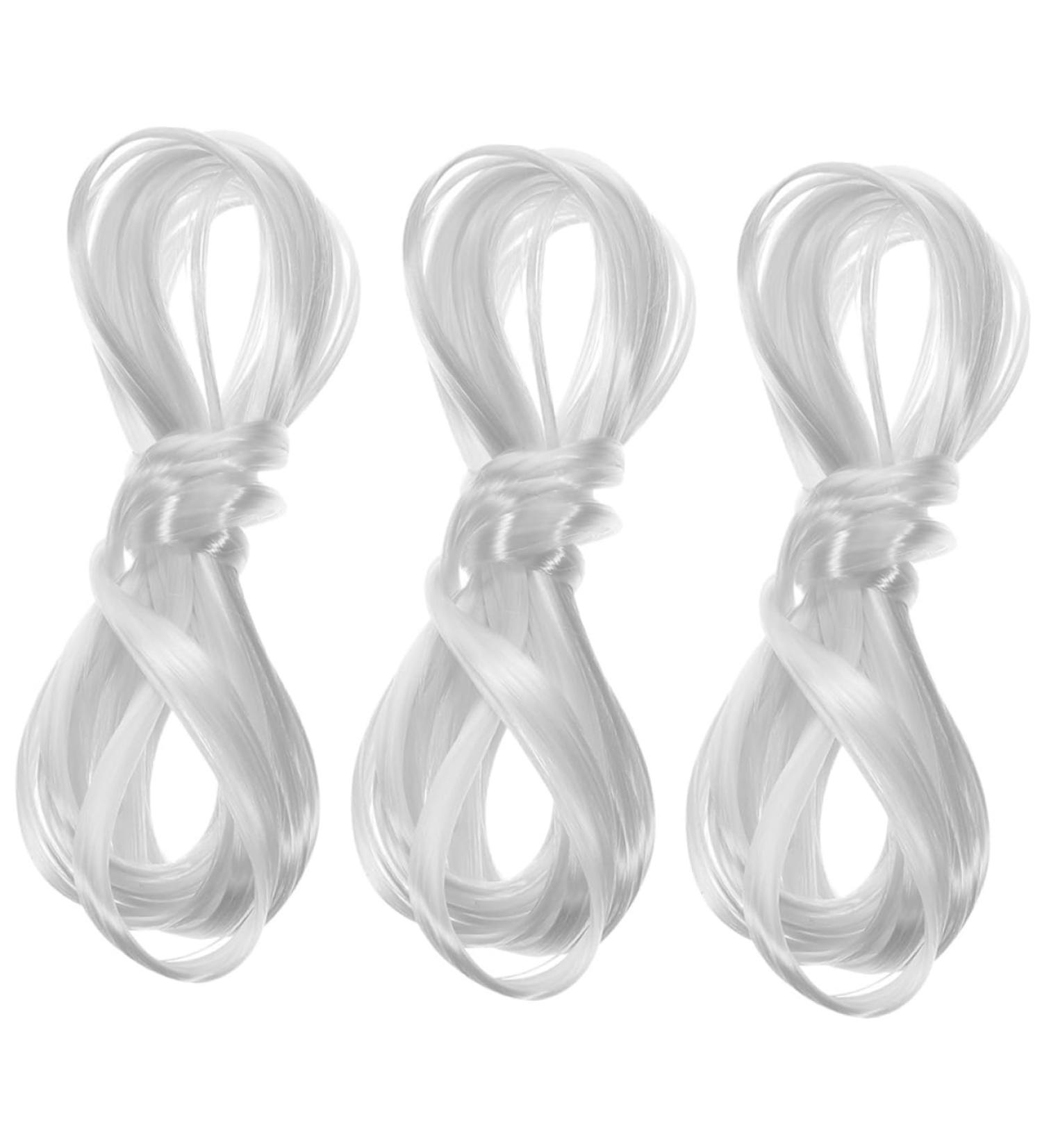 Ipetboom 3 Adjustable Manicure Fiber Salon Nail Extension Nail Fiber Fake Silk Nails Tips Nail Art Supply False Nail Extension Fiber Elasticity Protector White Plastic Fiber - Buy Online on GoSupps.com