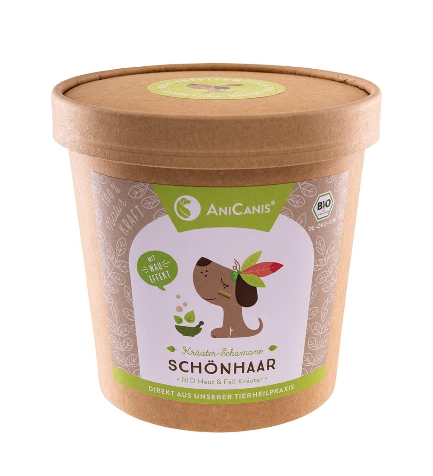 Buy Anicanis Bio Herbal Mix Sch nhaar for Dogs - Organic Nutritional Supplement for Itching Skin & Fur - 100g - Buy Online on GoSupps.com