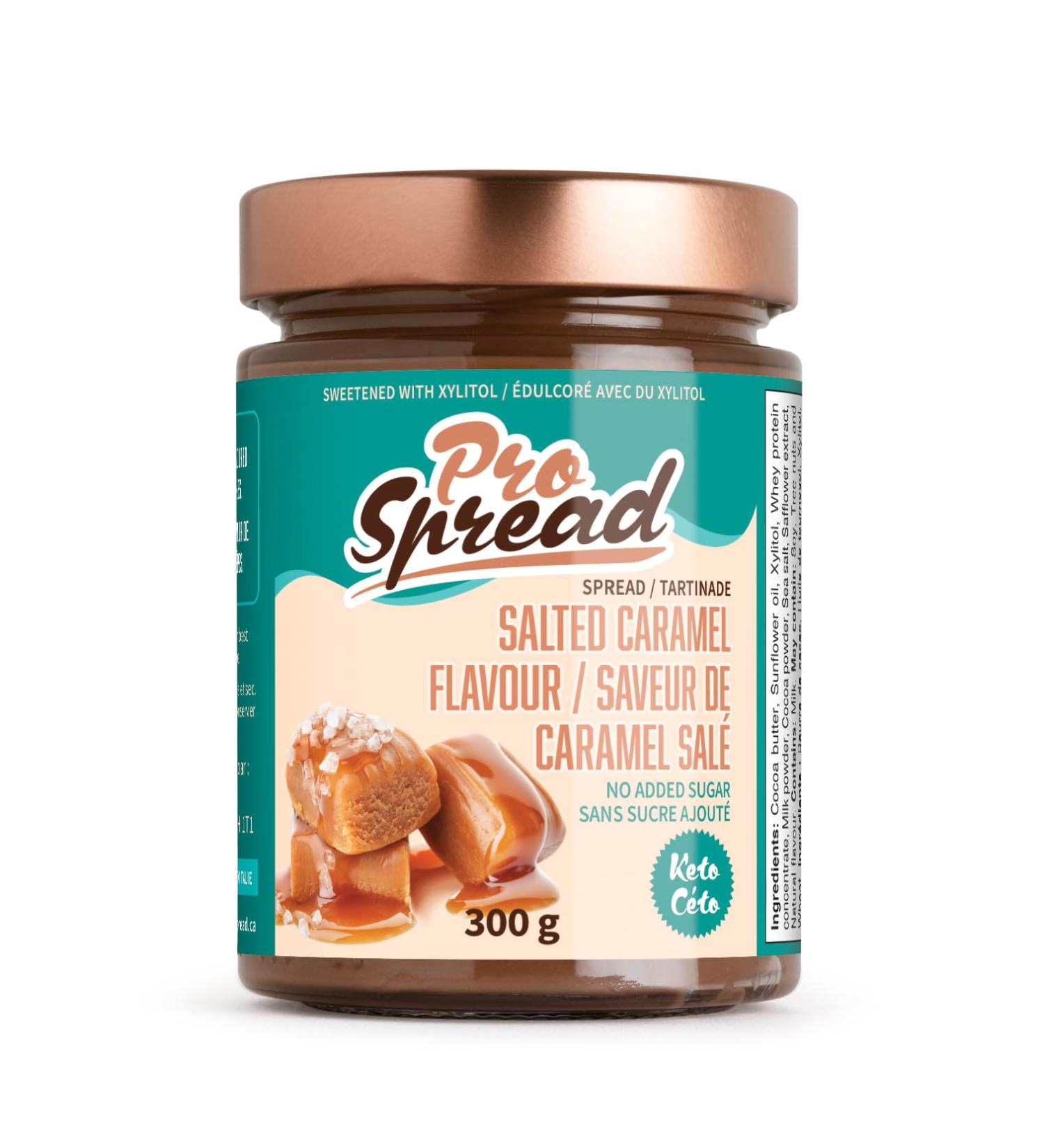 ProSpread High Protein Keto Salted Caramel Spread 300g - Buy Online on GoSupps.com