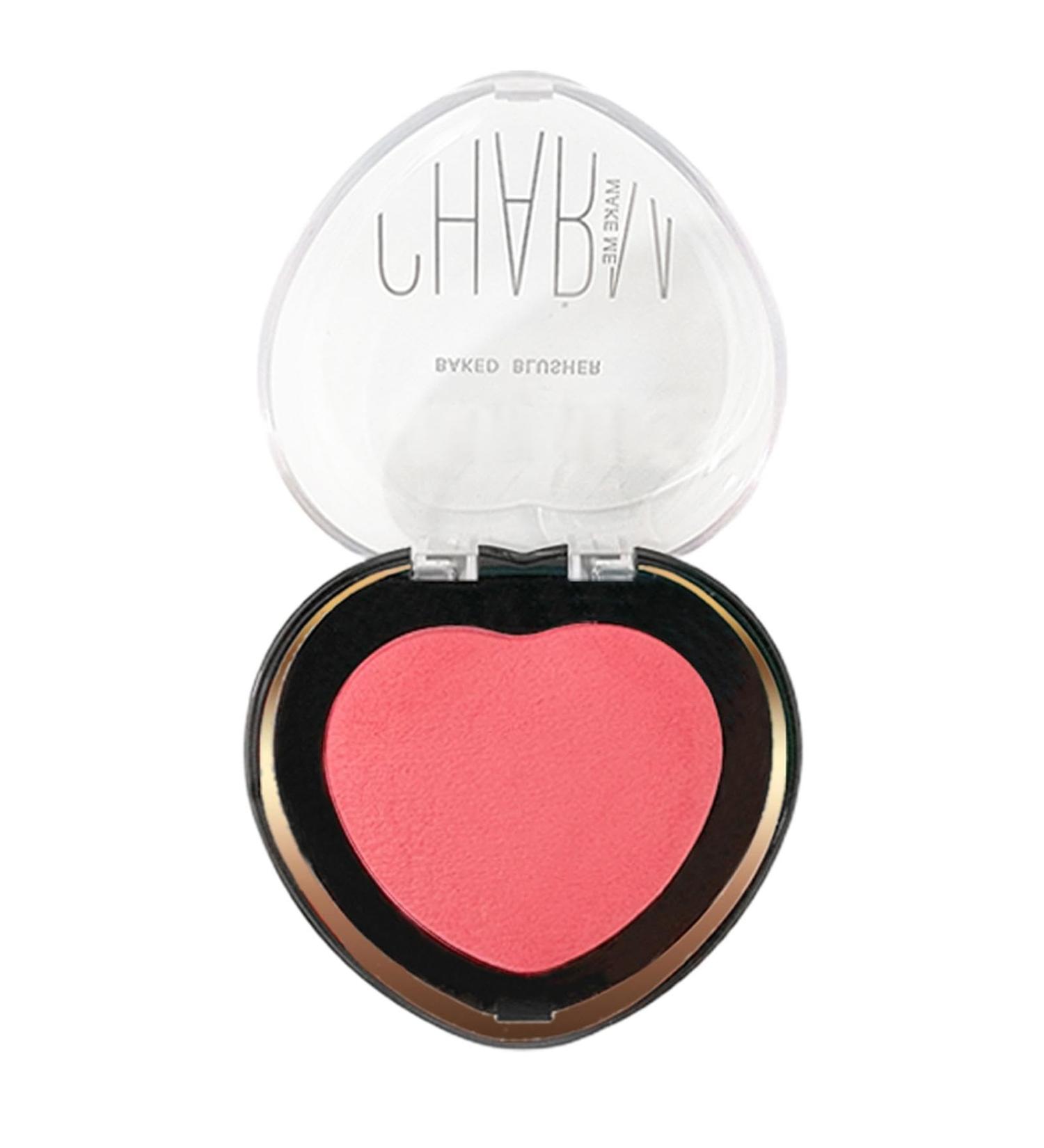 Makeup Blush for Women - Heart Shaped Monochromatic Powder Blush | Natural Looking Highly Pigmented Blush Powder for Women Daily Cosmetics - Buy Online on GoSupps.com