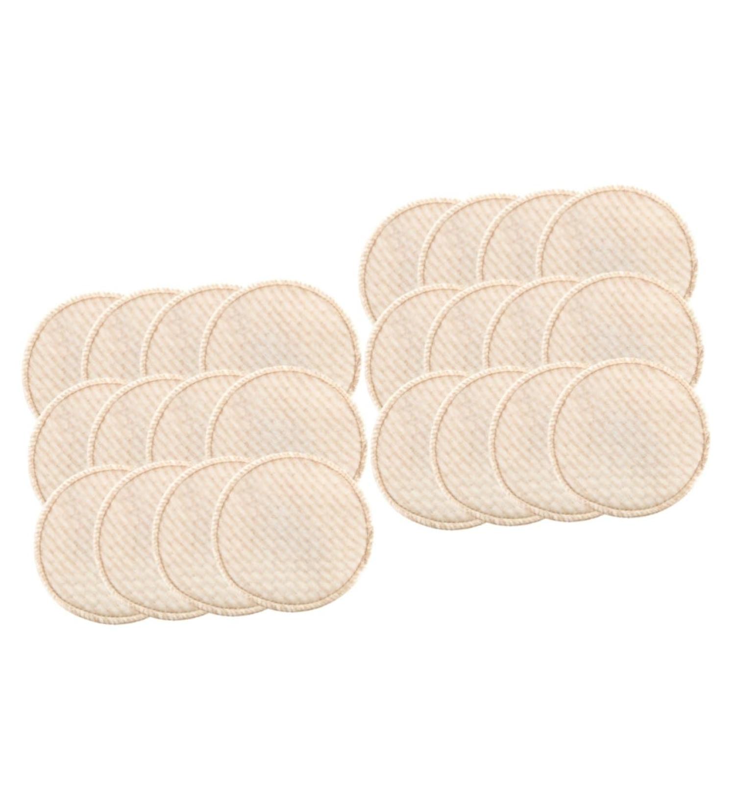 Buy Toyvian Nursing Pads - Reusable Breastfeeding Pads 24 Pcs Spill Prevention Soft Cotton & Polyester Perfect for Postpartum Care - Buy Online on GoSupps.com