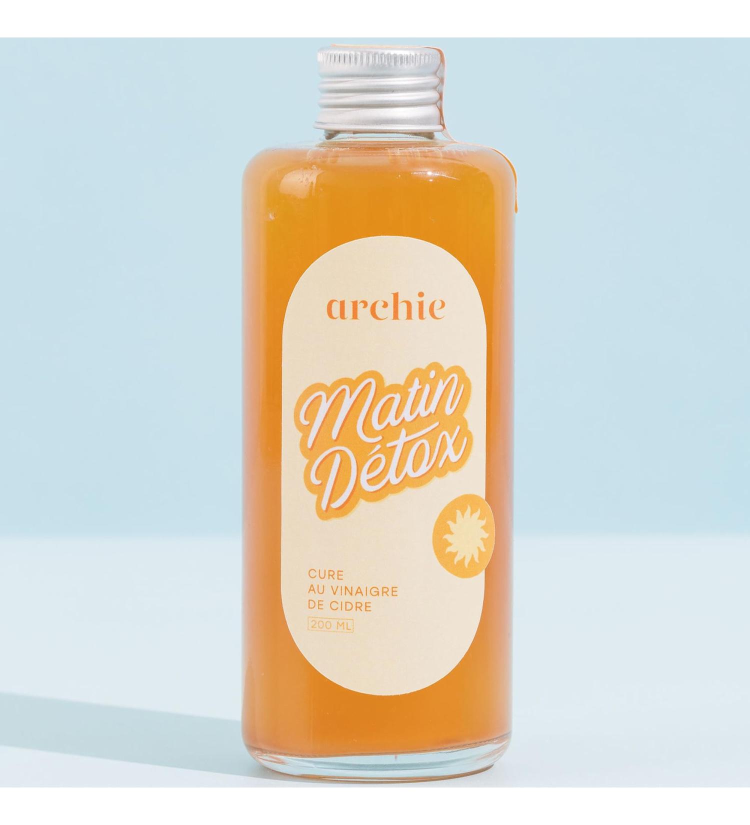 Archie Morning Detox 200ML - Organic Apple Cider Vinegar & Spices - 1 Tablespoon/Day - Boost the body and controls blood sugar levels Detoxifying Morning Cure 100% Natural - Buy Online on GoSupps.com
