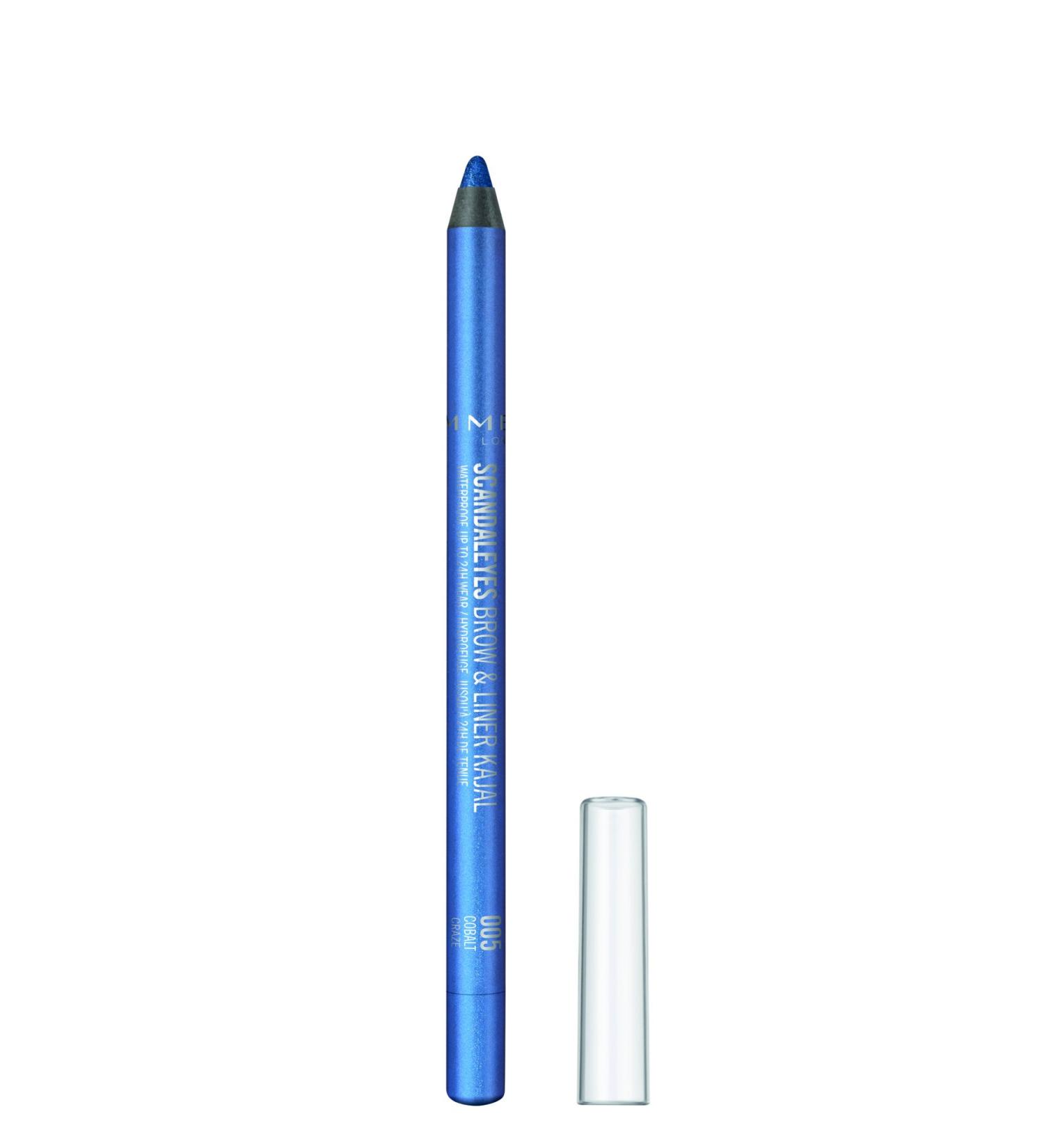 Rimmel Scandaleyes Waterproof Brow Liner Kajal Cobalt Craze - 1 Count - Buy Online on GoSupps.com