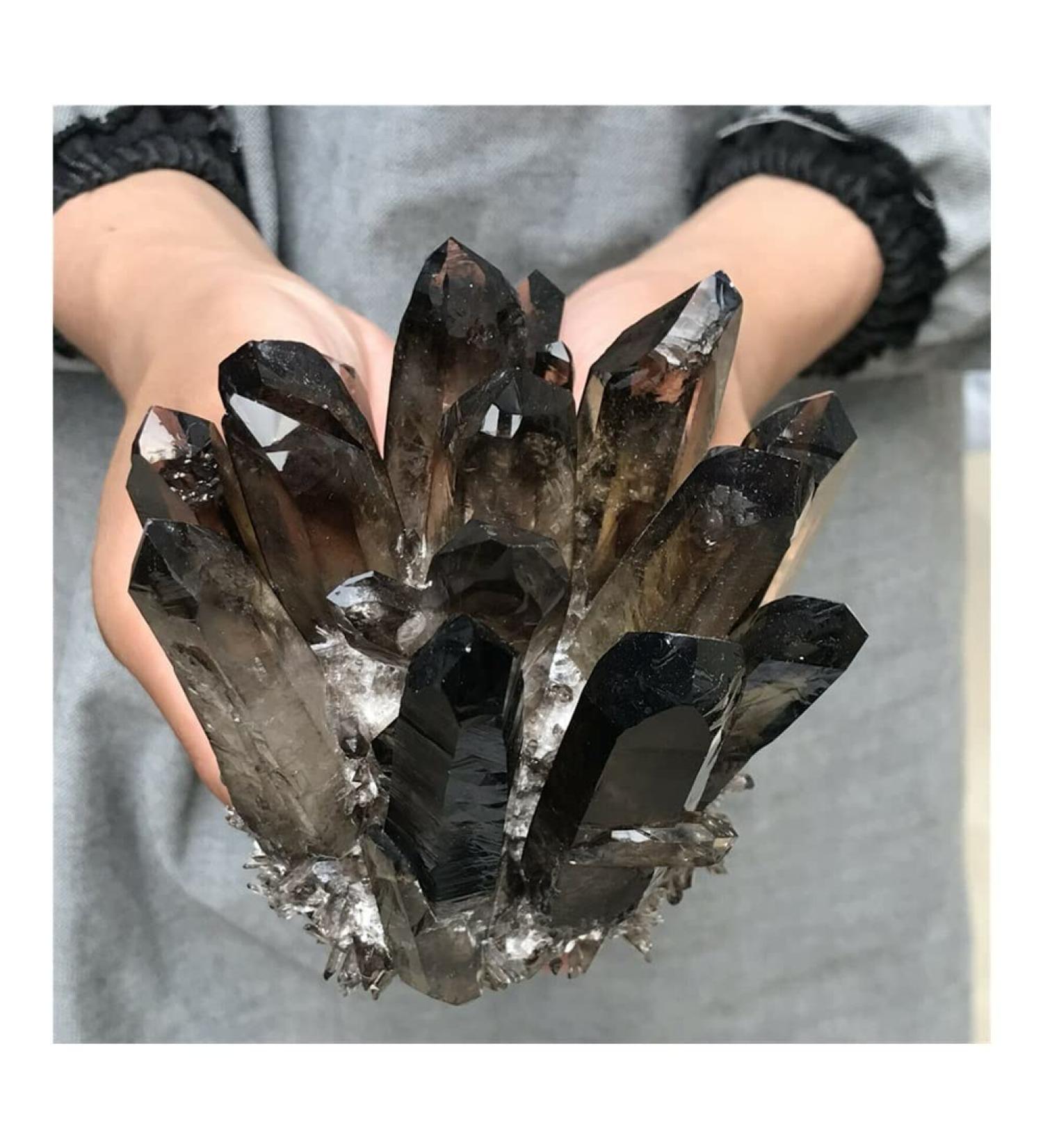 Crystal Natural Smoke Crystal Group Crystal Home Decoration Natural Stones and Minerals