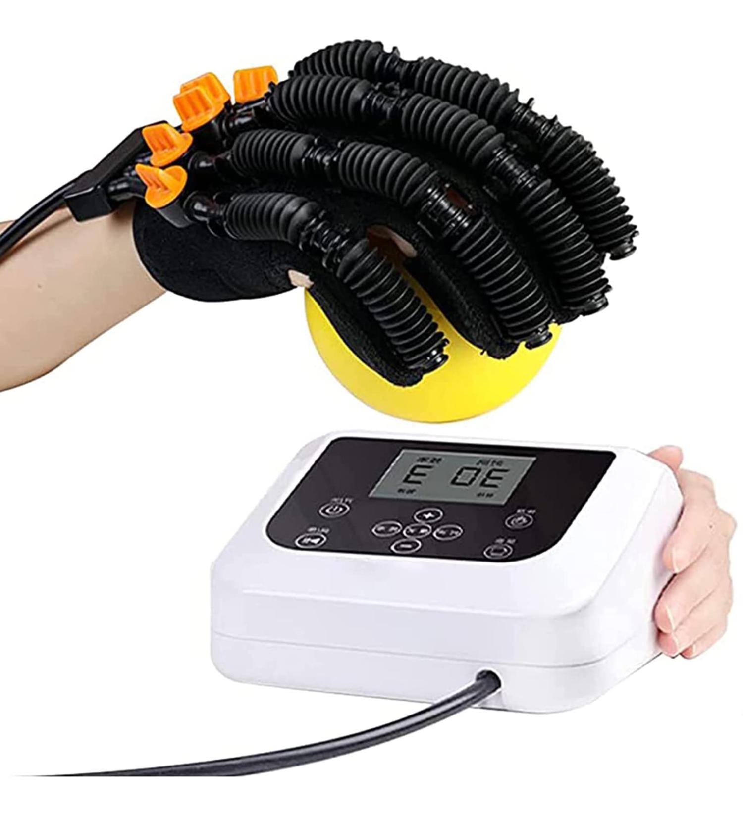 ZZBB Rehabilitation Robot Gloves Finger Wrist Training Equipment Finger Trainer for Hand Functional Impairment/Hemiplegia/Stroke Hand Splint right Large