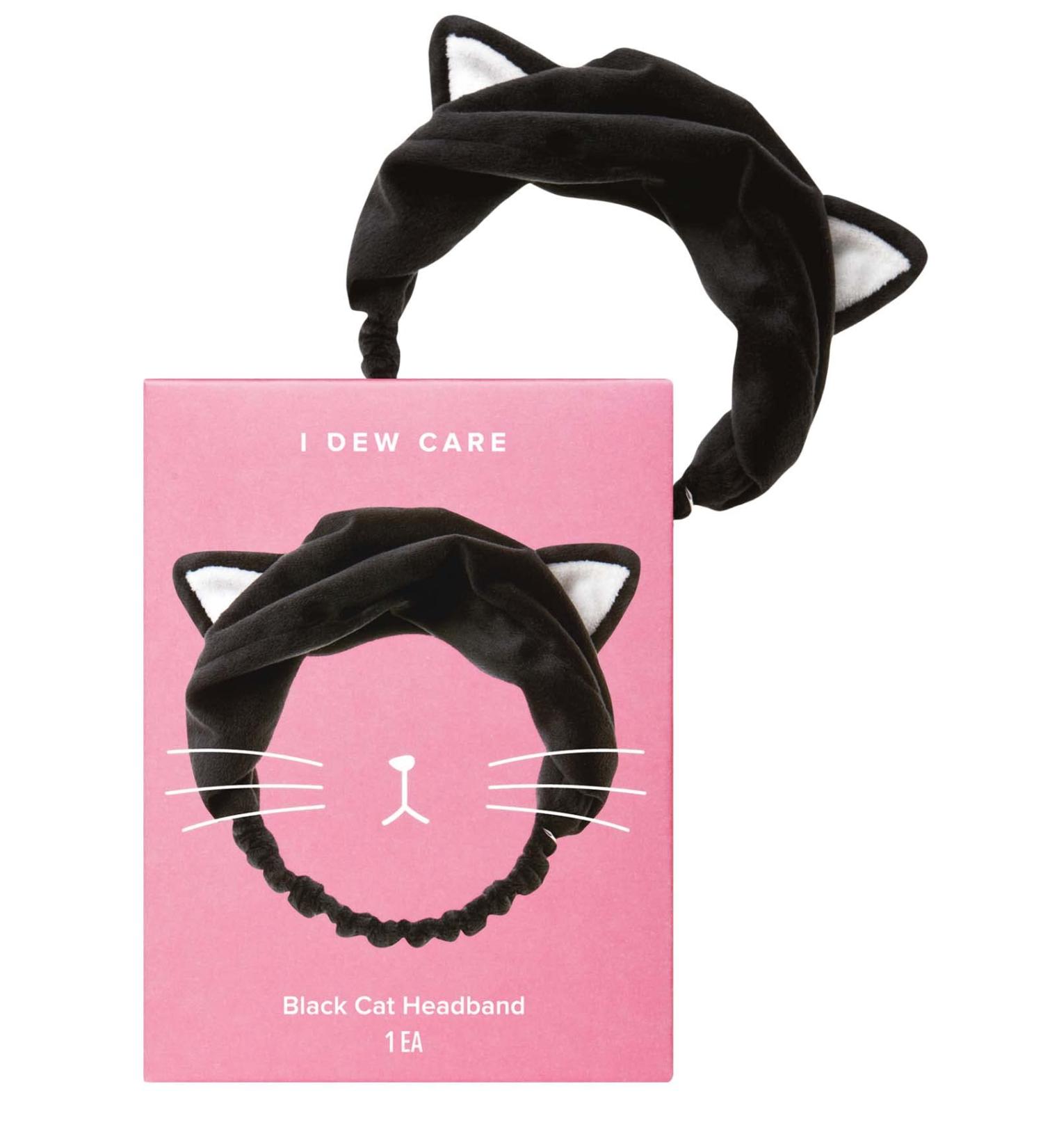 I DEW CARE Black Cat Face Wash Headband - Soft Spa Headband for Makeup and Shower - Teen Girls' Essential - Buy Online on GoSupps.com