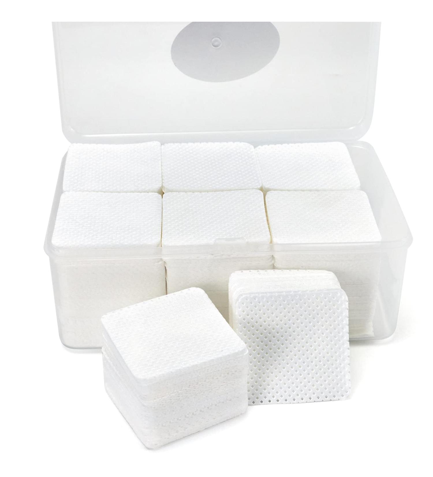 1080 PCS Non-Woven Lint Free Nail Wipes with Case - Gel Nail Polish Remover Pads - DIY Salon Supplies - Buy Online on GoSupps.com