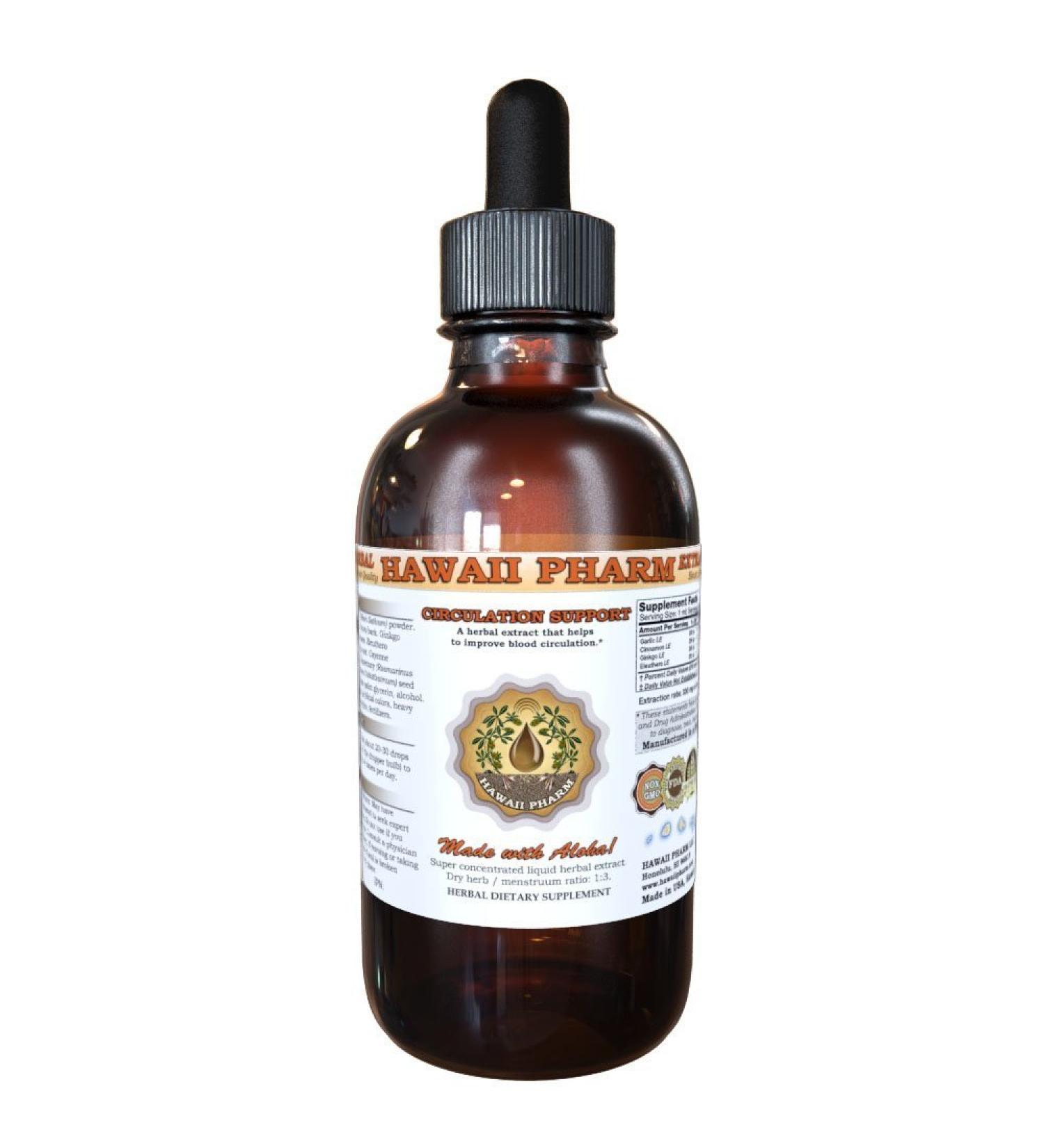 Hawaii Pharm Circulation Care Liquid Extract 4 oz 4 Fl Oz (Pack of 1) - Buy Online on GoSupps.com
