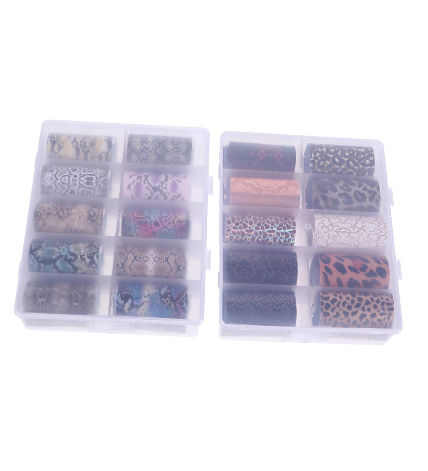 6 Boxes Nail Transfer Stickers Snake Nail foil Transfer Stickers Leopard Nail foil Snake Nail Art Nail Kits Nail Sticker Decal calcomanias para u as Classic Nail Stickers Assorted Colorx3pcs 50X4X0.1CMx3pcs - Buy Online on GoSupps.com