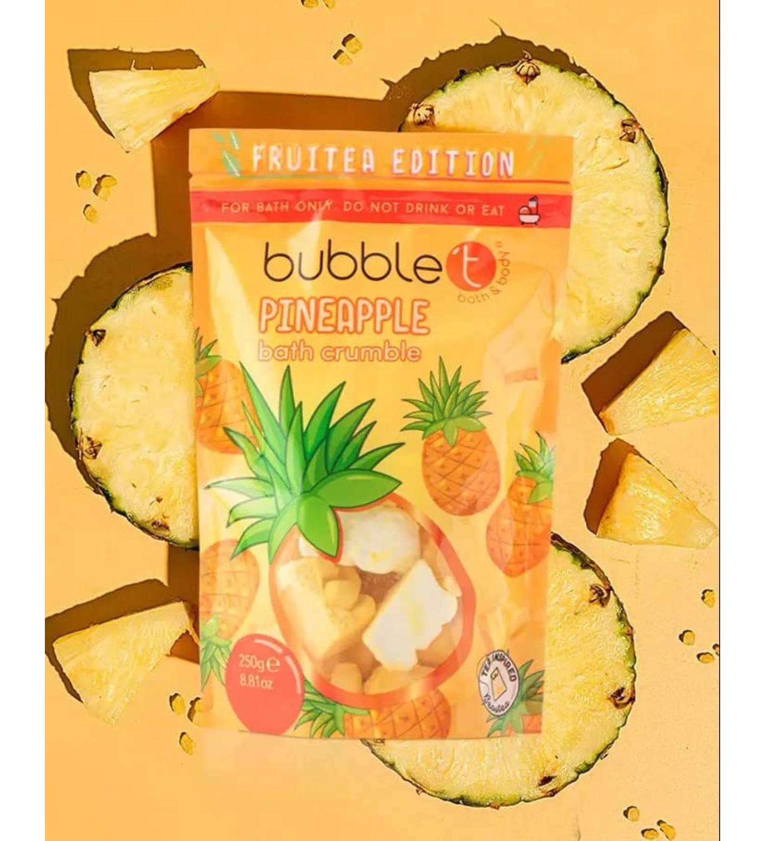Bubble T Cosmetics FruiTEA Pineapple Bath Crumble