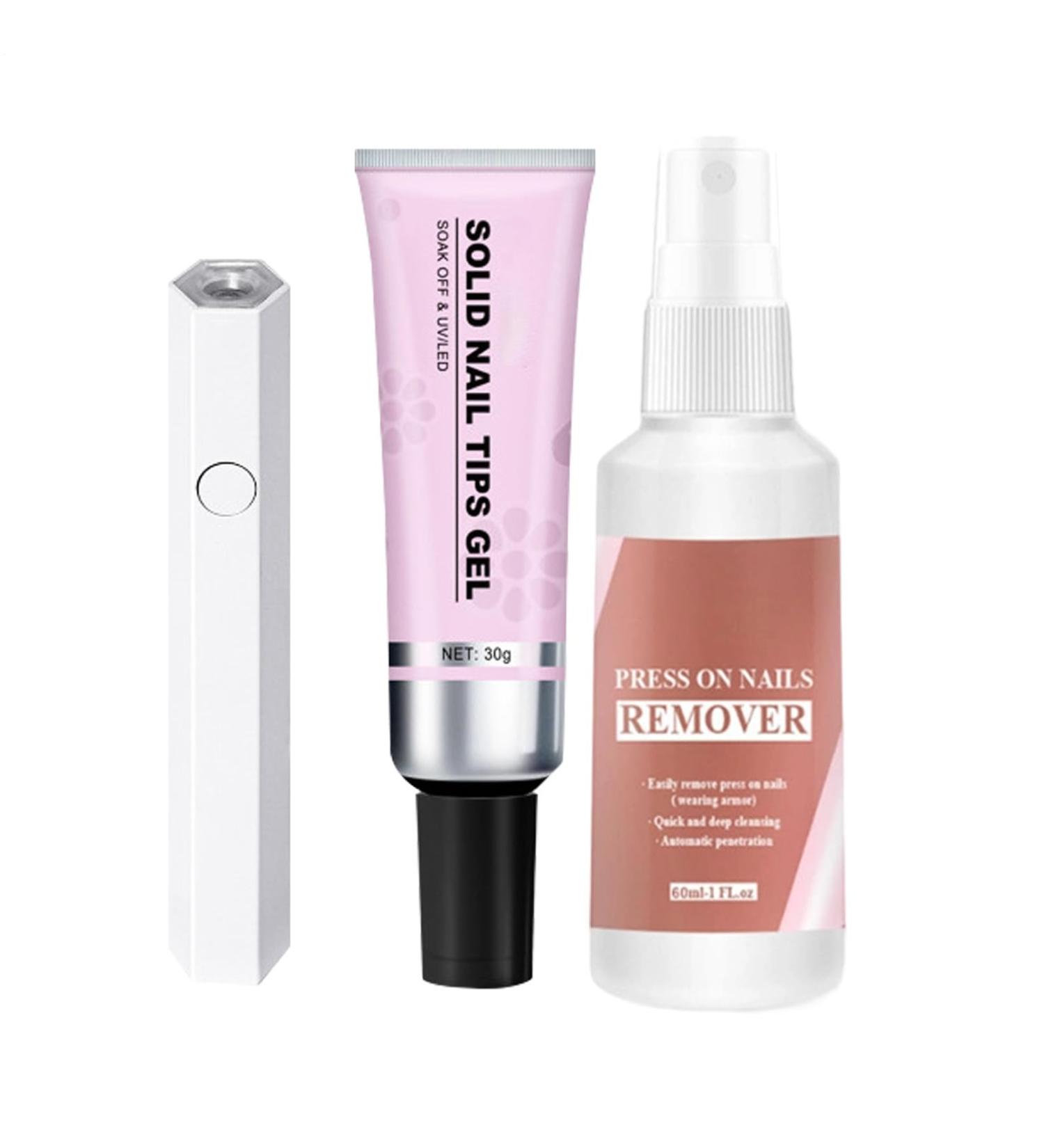 Generisch Nail adhesive gel - Solid texture glue - Acrylic kit - Small pot with fast-drying properties - Rhinestones for artificial nail pressing and manicures - Buy Online on GoSupps.com