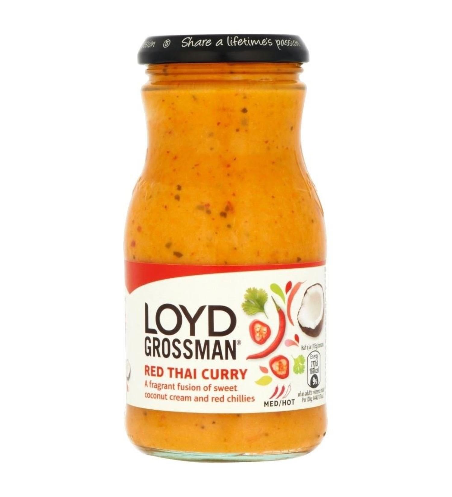 Loyd Grossman Loyd Grossman Red Thai Curry Sauce (350g) - Paquet de 2