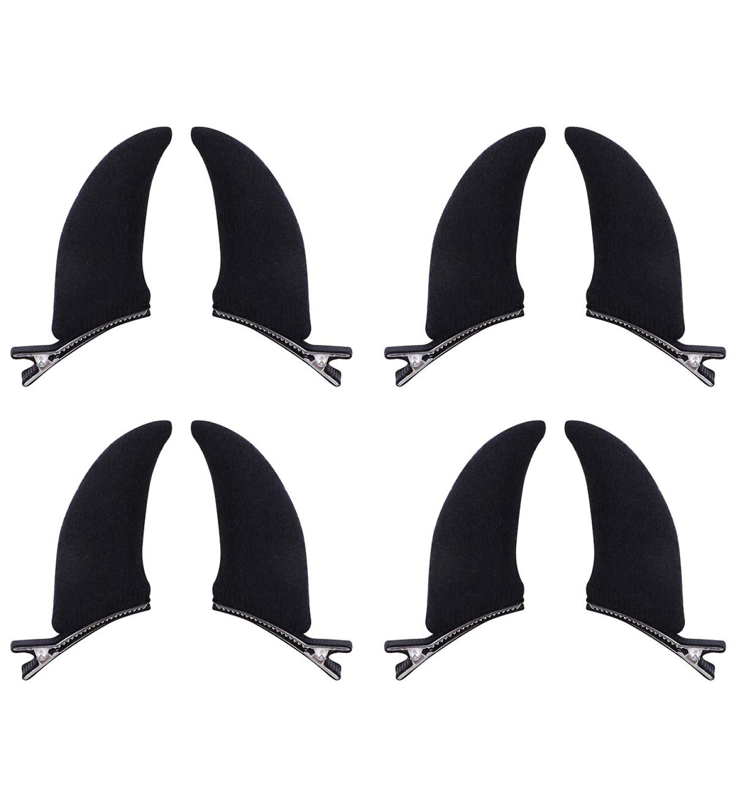 Lurrose 8 Pieces Halloween Cosplay Devil Horn Hair Clips - Funny Black Headwear for Parties - Buy Online on GoSupps.com