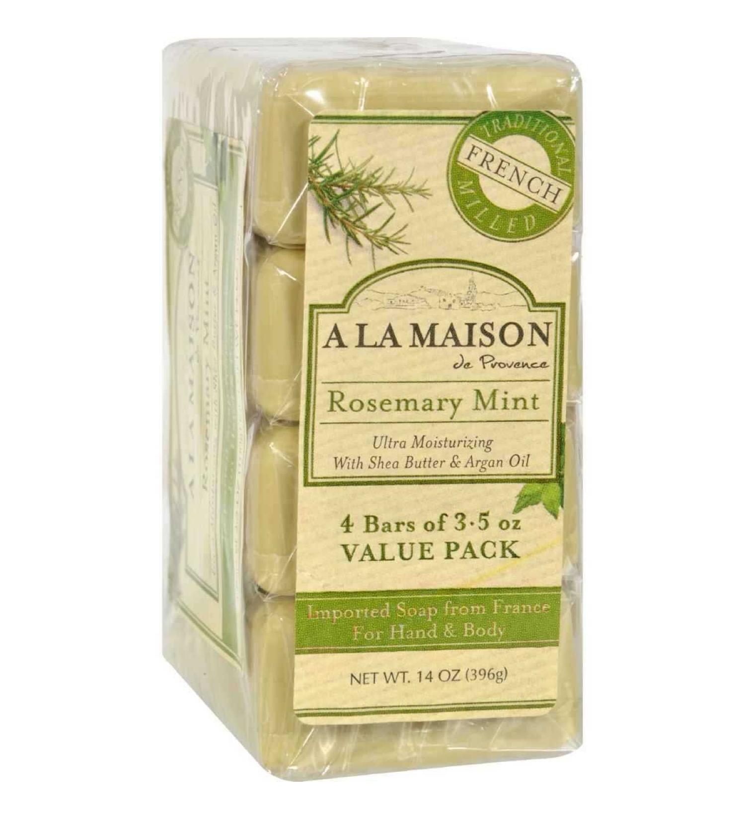 A LA MAISON BAR SOAP RSMRY Mint Value 4 CT