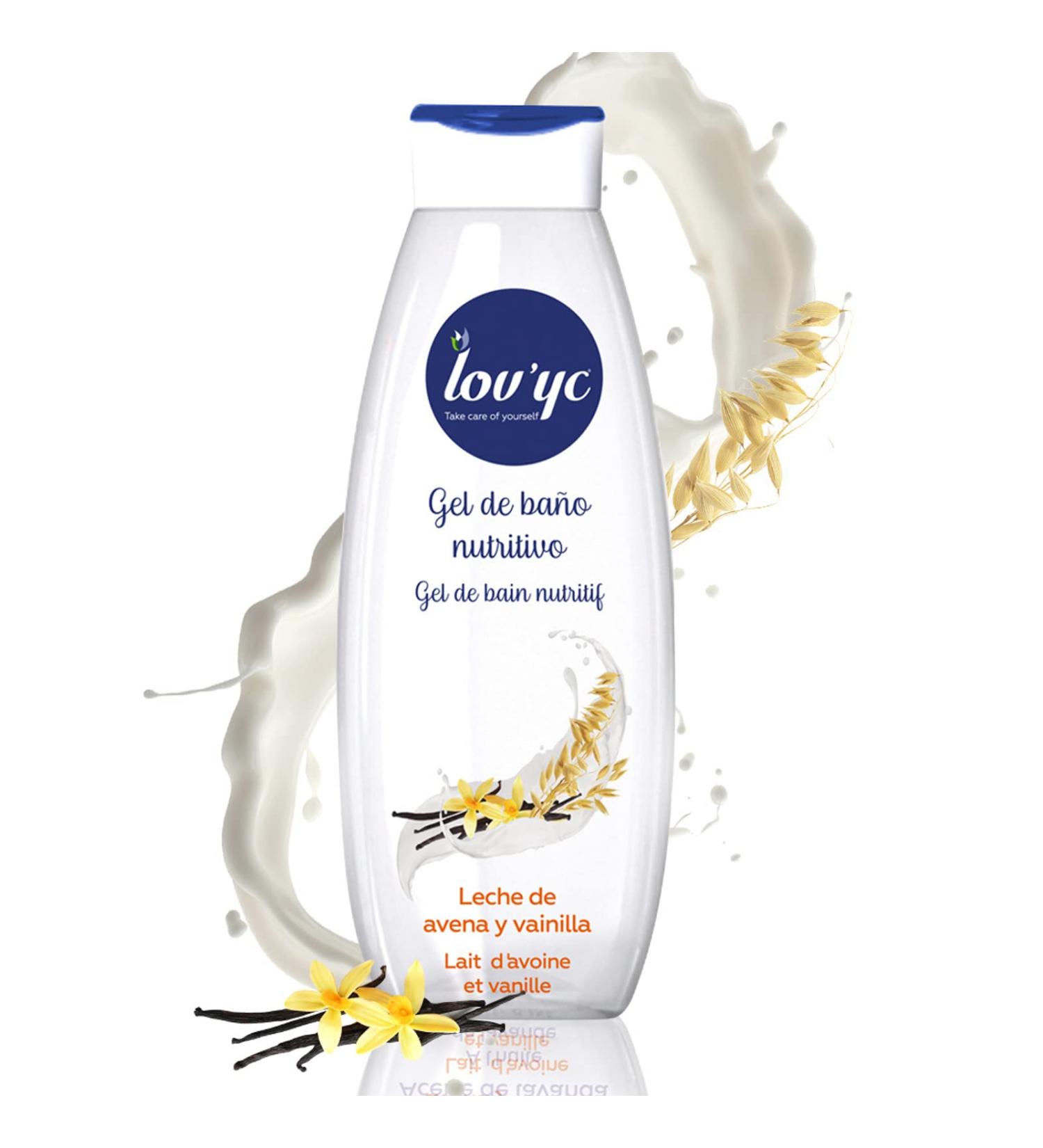 Lov'yc Lov'yc Nourishing Bath and Shower Gel with Oat Milk and Vanilla 750 ml