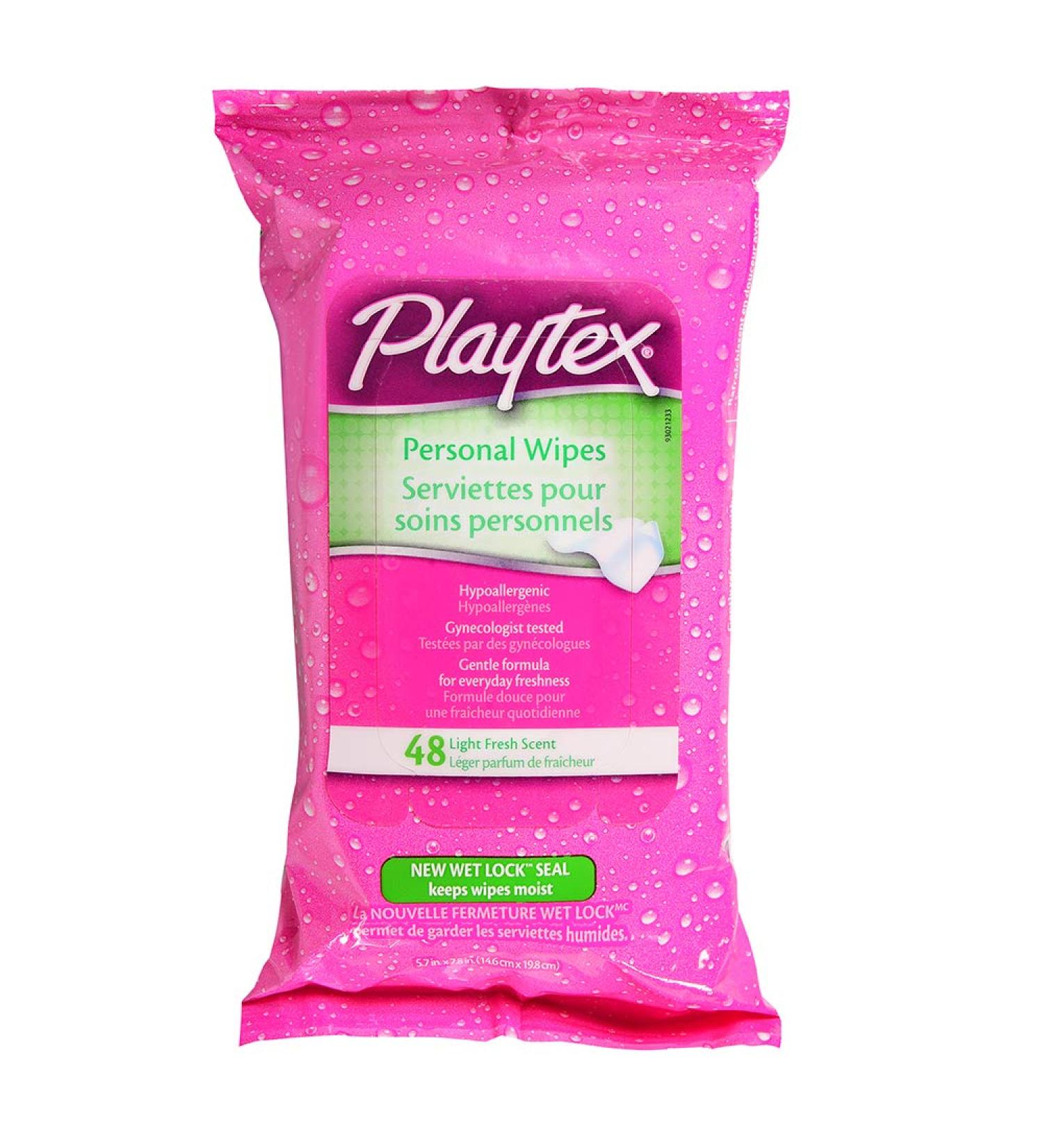 Playtex Personal Wipes 48 wipes, Single Pack