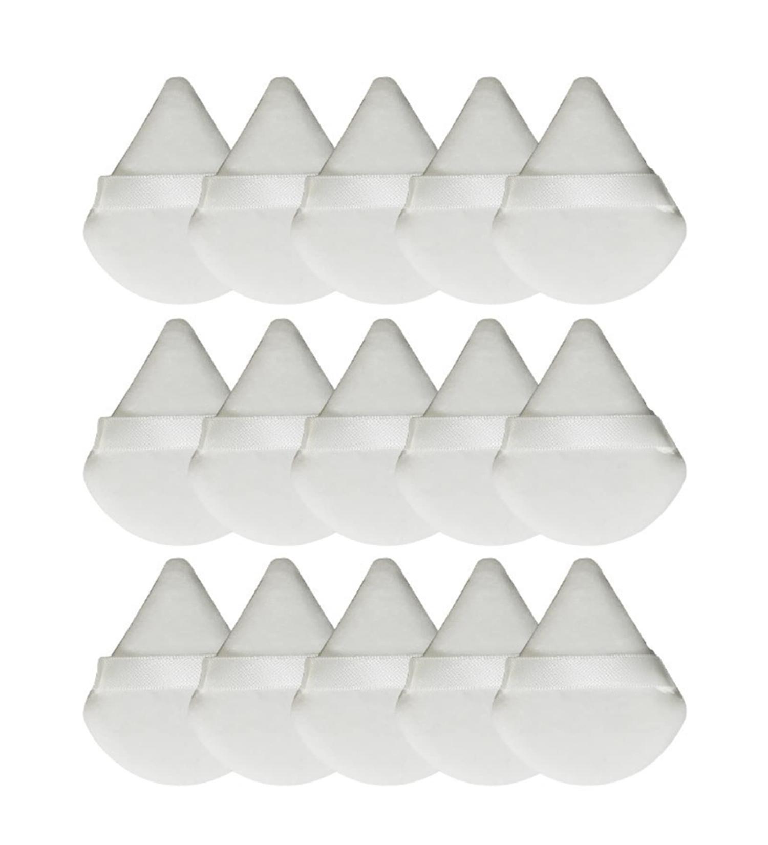 VOCUEL 4/6/15Pcs Powder Puff Face Soft Triangles Makeup Puff for Loose Powder Mineral Powder Cosmetic Makeup Tools - Buy Online on GoSupps.com