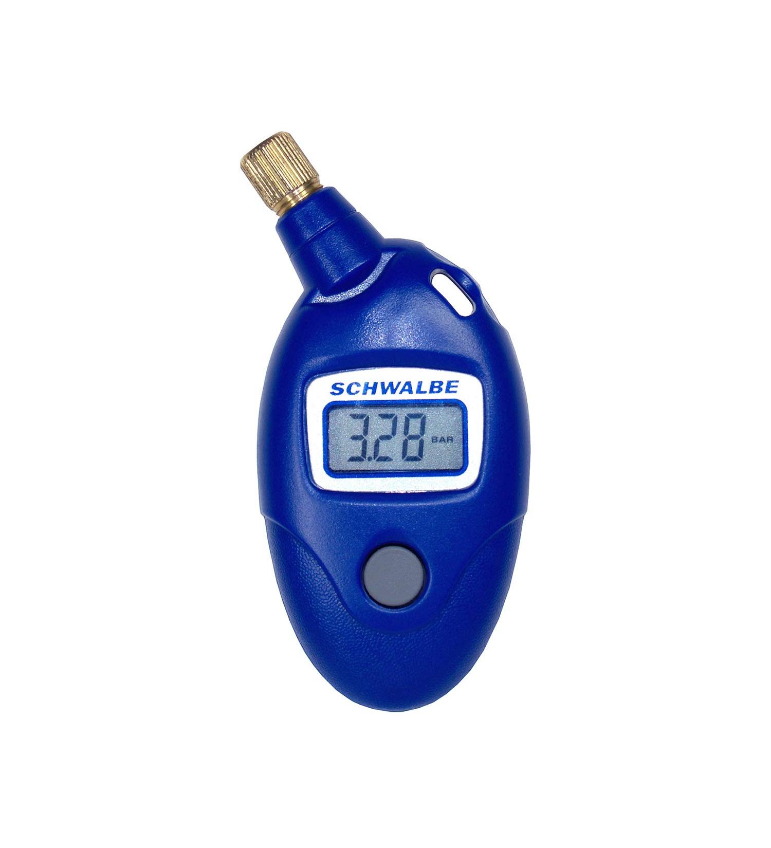 Schwalbe Airmax Pro Digital Pressure Gauge for AV and SV Valves - Accurate Tire Inflation Tool - Buy Online on GoSupps.com