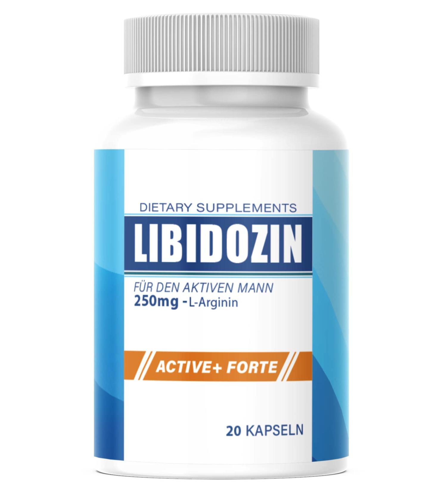 Buy LIBIDOZIN Extra Strong Capsules - Fast-Acting Male Booster with L-Arginine & Zinc - International Shipping Available - Buy Online on GoSupps.com