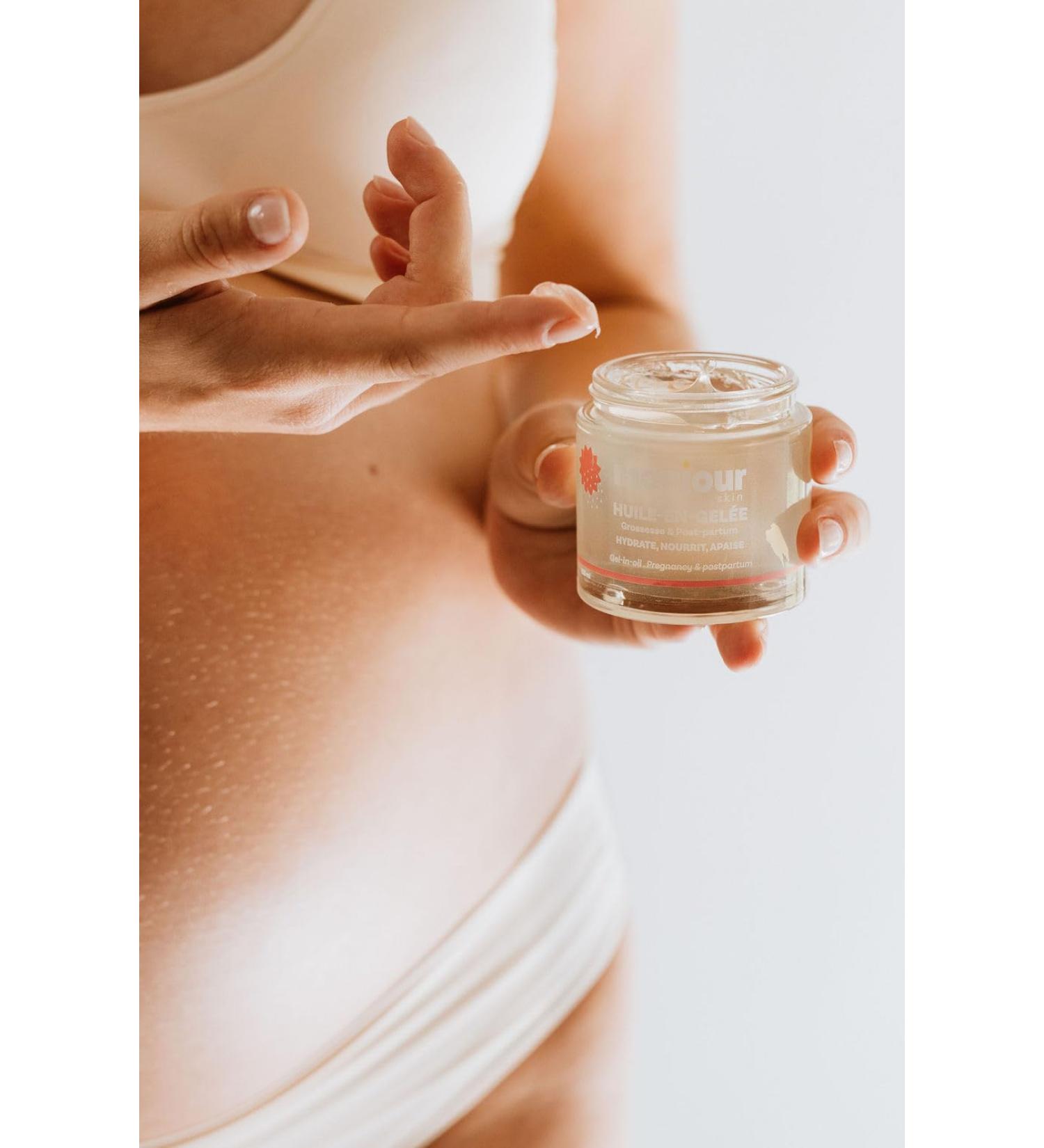 Made in France - Huile-en-Gel e Grossesse et Post-Partum Naturelle 98% - Pr vention Vergetures - Cam line Bio et Inca Inchi - Nourrit Hydrate et Apaise la Peau - Buy Online on GoSupps.com