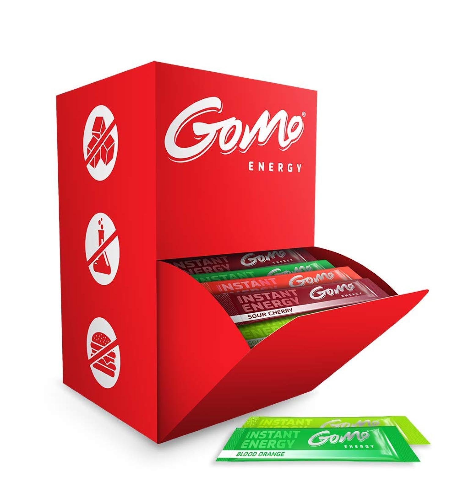 GoMo ENERGY Fruity Energy Variety Blend Sugar Free Powdered Drinks Caffeine Vitamins Minerals & Herbal Extracts Stevia Eaten Per 250ml Drink Blend of 100 - Buy Online on GoSupps.com