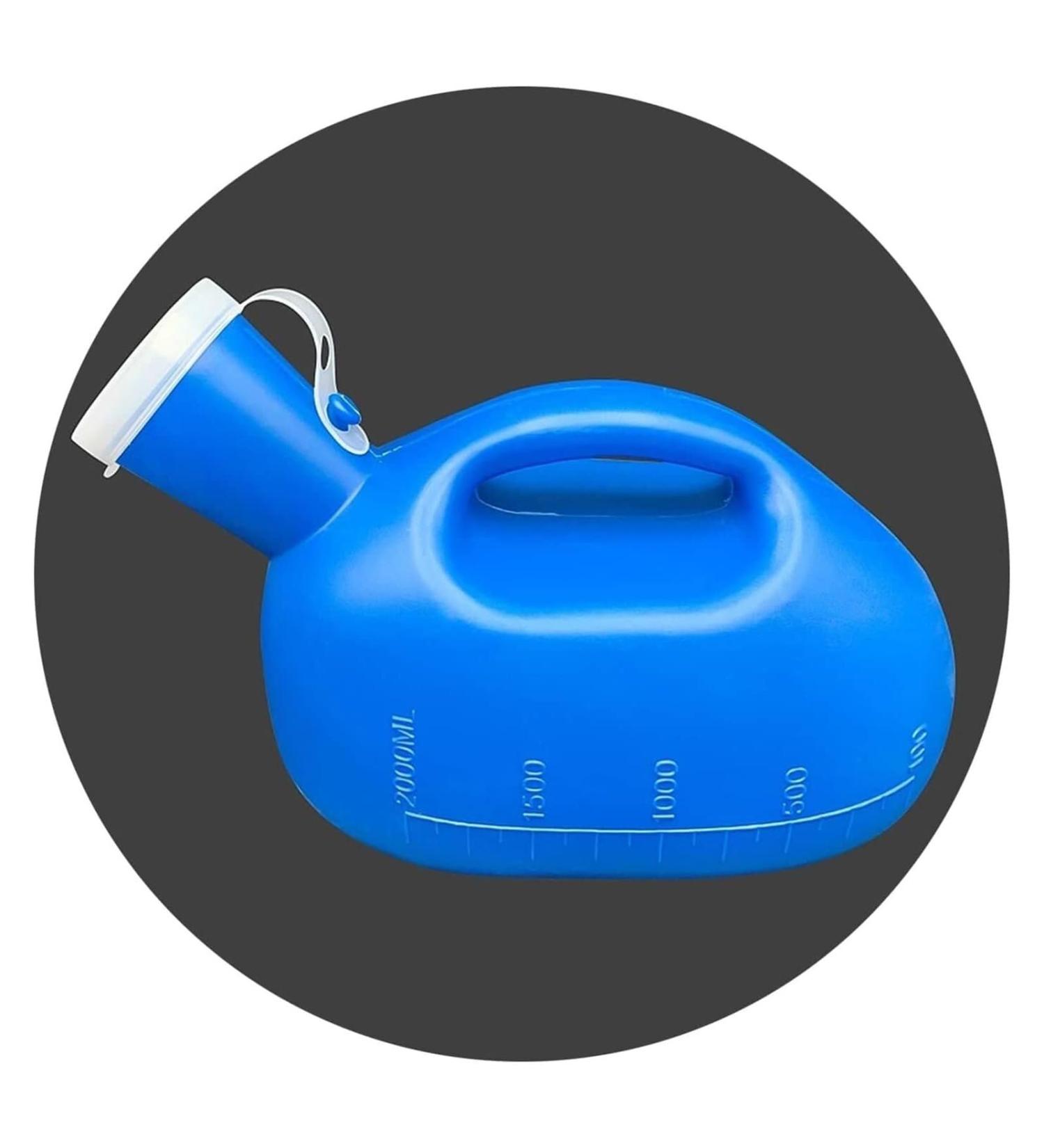 pee bottle portable urinal Large Male Urinal -2000ML- Portable Mens Potty Pee Bottle Collector Travel Toilet