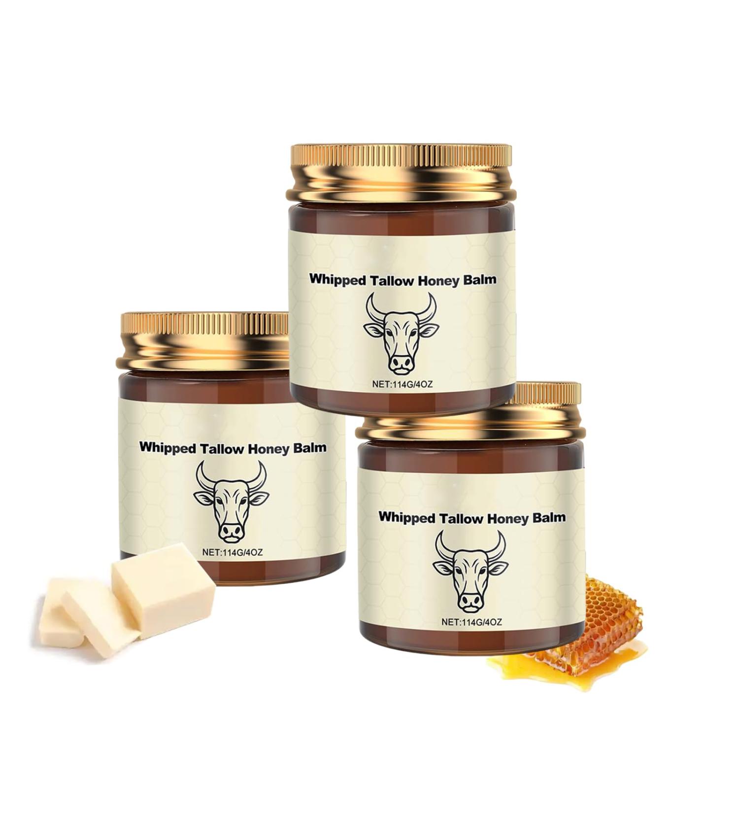  CongRong Beef fat for the skin Honey balm with whipped beef fat Natural moisturizing cream Deeply hydrating Nourishing and repairing Body and face cream for - Buy Online on GoSupps.com