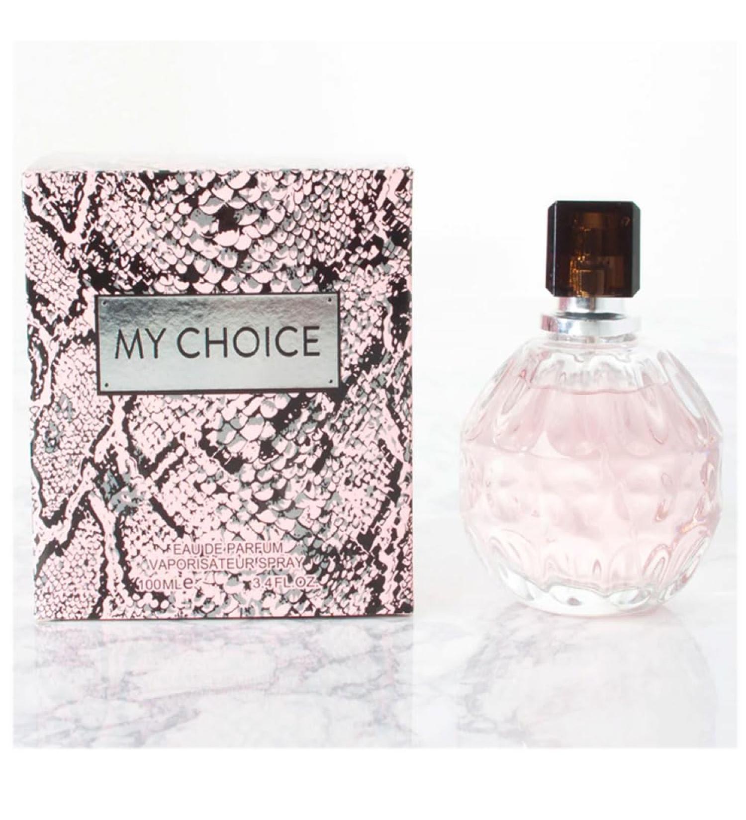 My Choice for Women Perfume - 100ml / 3.4 Fl Oz Eau De Parfum Vaporisateur Spray - Long Lasting Orchid Patchouli Toffee Oil From France