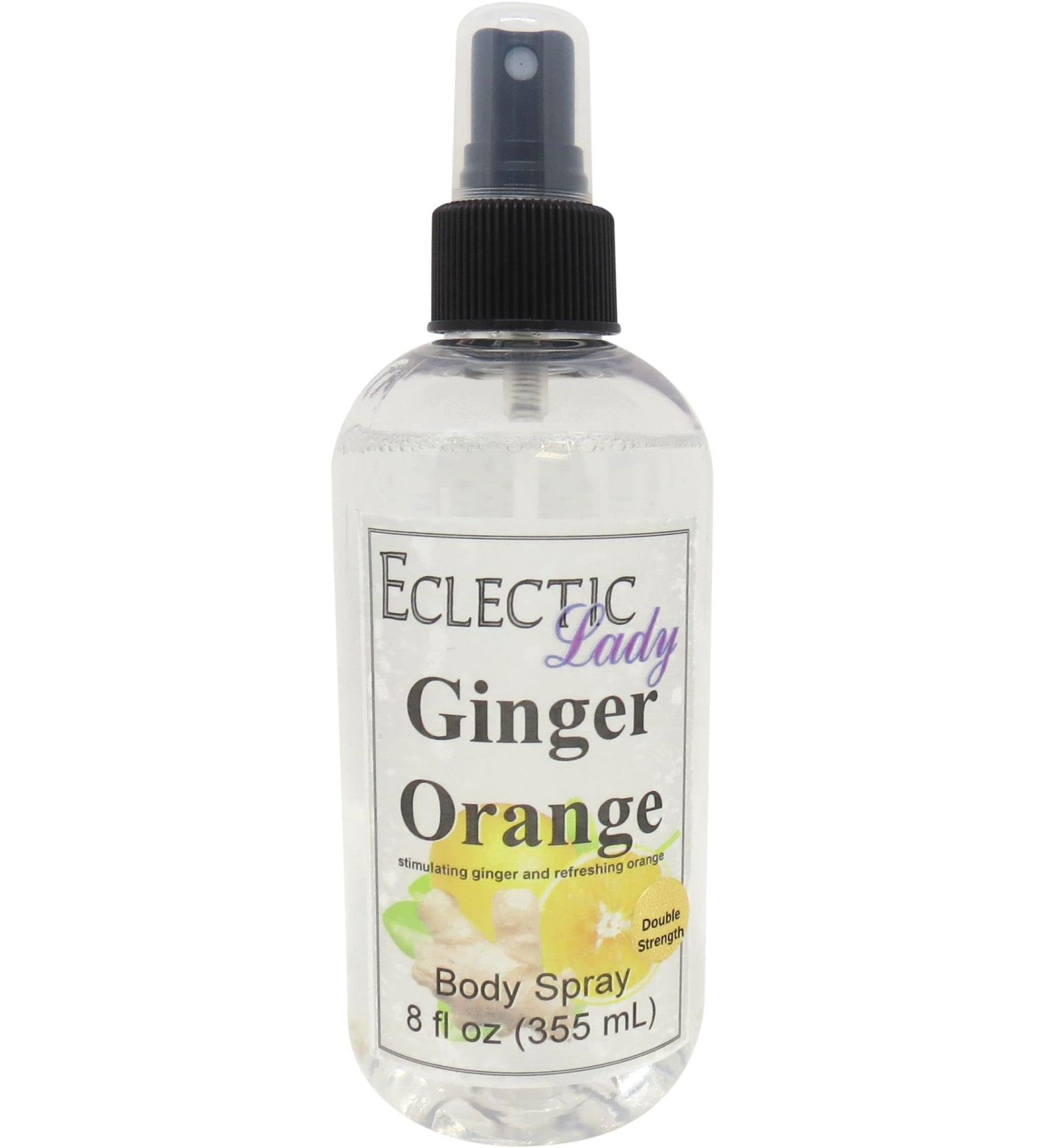 Ginger Orange Body Spray (Double Strength) 8 ounces Body Mist for Women with Clean Light & Gentle Fragrance Long Lasting Perfume with Comforting Scent for Men & Women Cologne with Soft Subtle 8 Fluid Ounces (Double Strength) - Buy Online on GoSupps.com