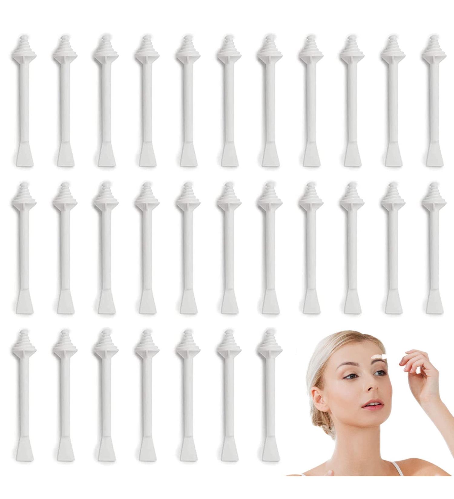 50 Pcs Nose Wax Sticks - Multifunctional Beauty Tool for Nostril Cleaning and Hair Removal - Plastic Wax Wands for Nose, Eyebrow, and Facial Hair - Buy Online on GoSupps.com