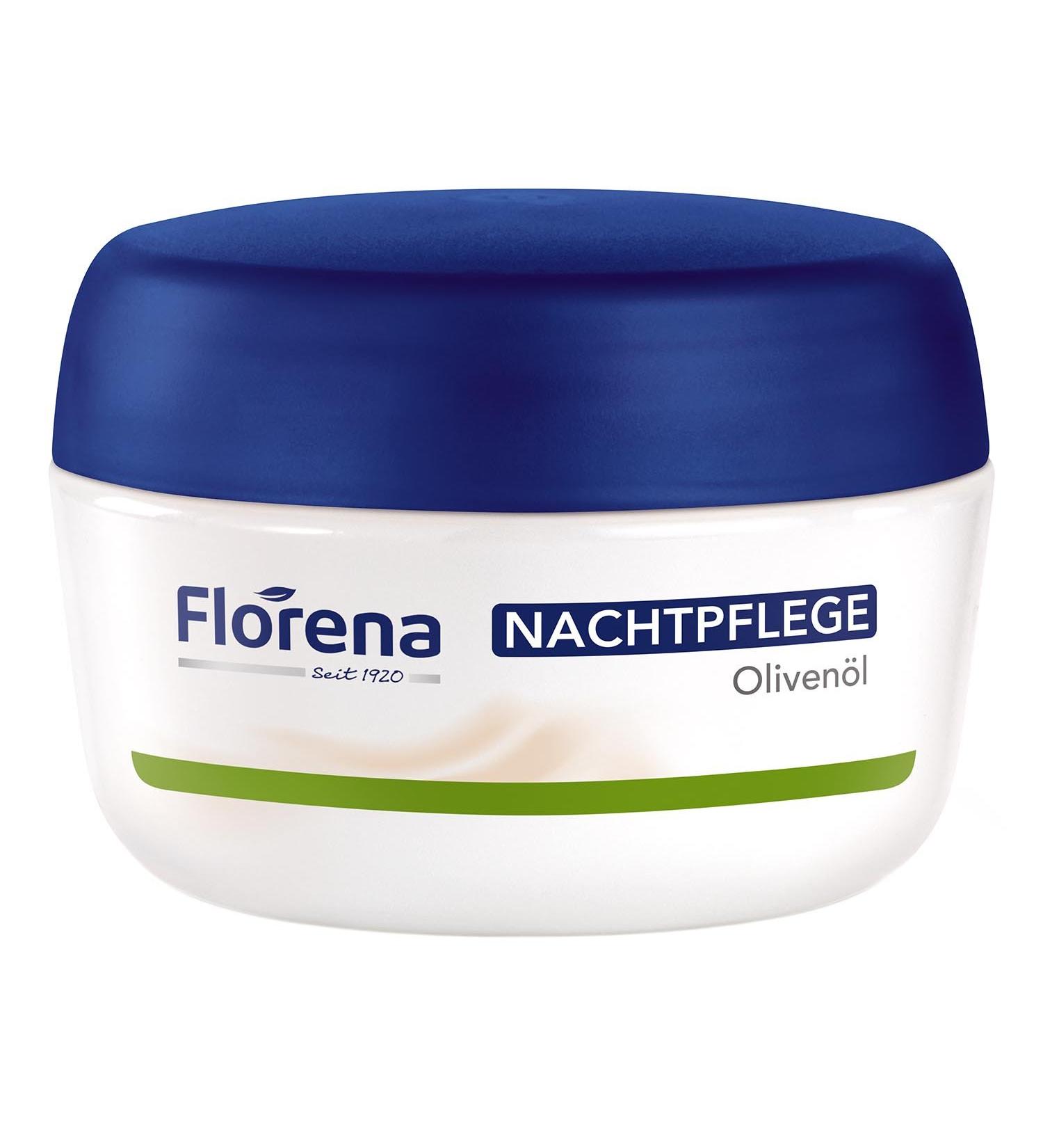 Florena Night Cream with Olive Oil 50 ml - Buy Online on GoSupps.com