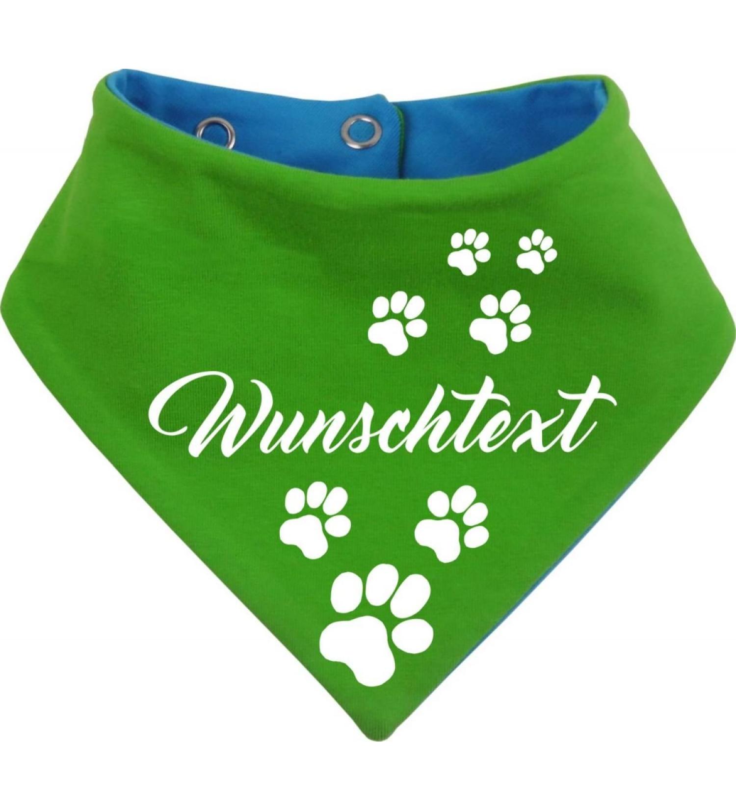Both-Sided Multicolor Dog Turning Cloth - FB: Lime-Royal (GR.1 HU 27-30 cm) | Custom Text Available | Shop Now! - Buy Online on GoSupps.com