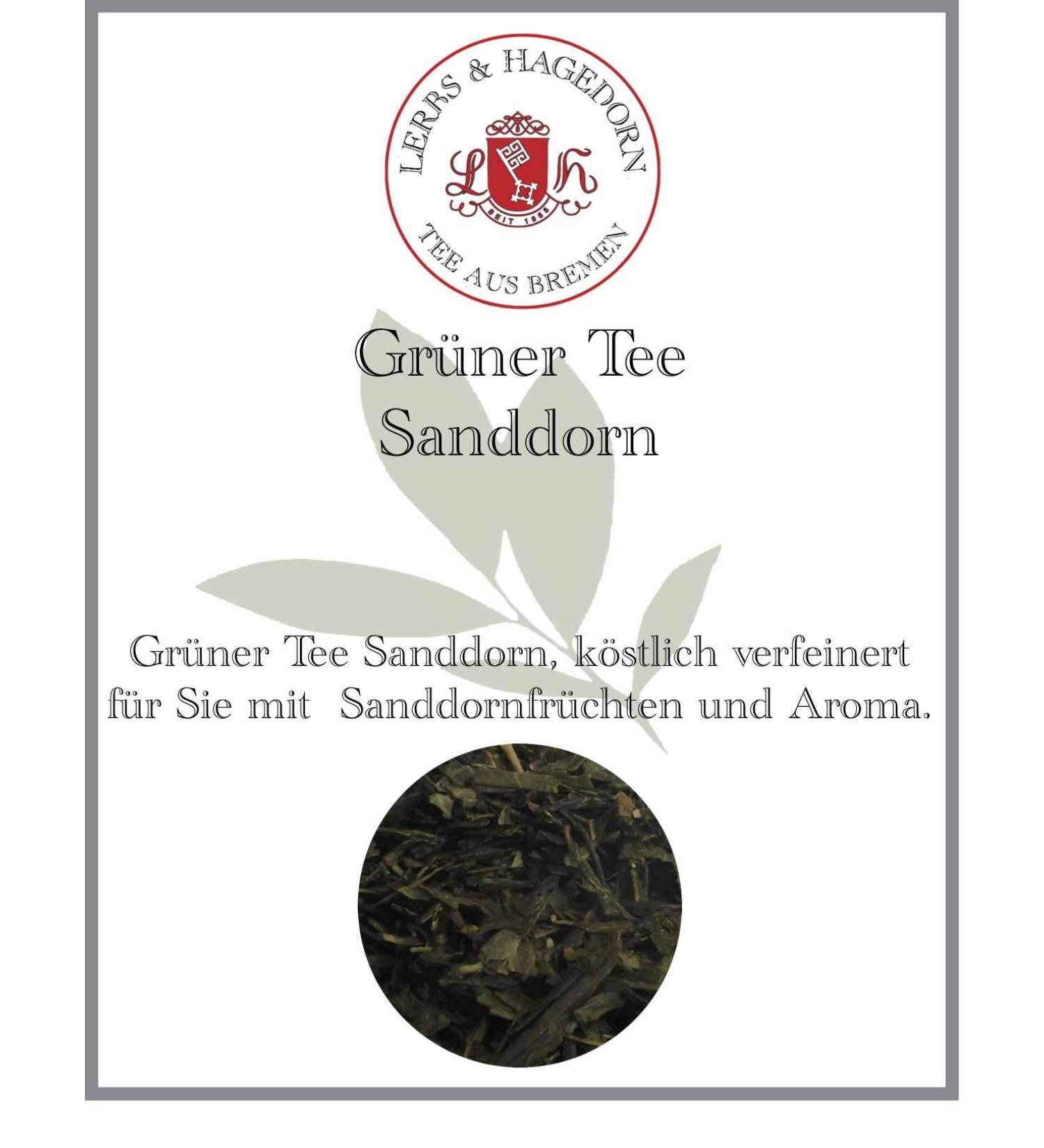 Lerbs & Hagedorn Green tea with sea buckthorn VE: 1.5 kg