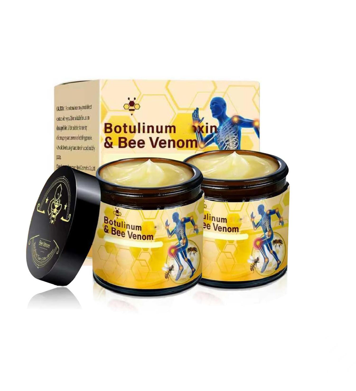 2 Pcs Botulinum Bee Venom Bone Healing Cream Throughout Release Joint Activities Muscle Relief Massage Gel. - Buy Online on GoSupps.com