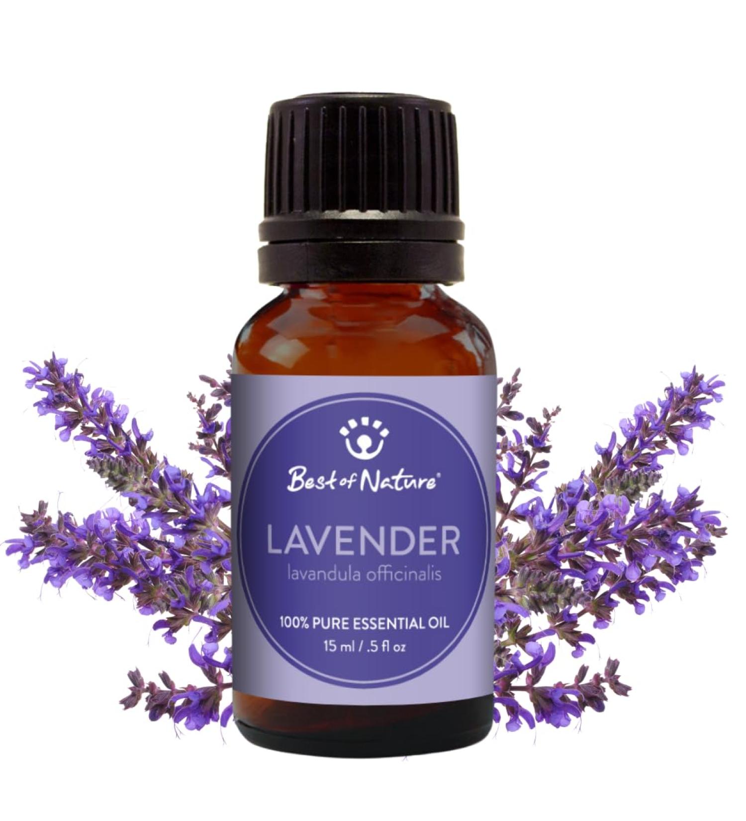 Lavender Essential Oil for Diffuser Aromatherapy Best of Nature 100% Pure Undiluted Oils for DIY, Home Fragrance, and Topical Use - Buy Online on GoSupps.com