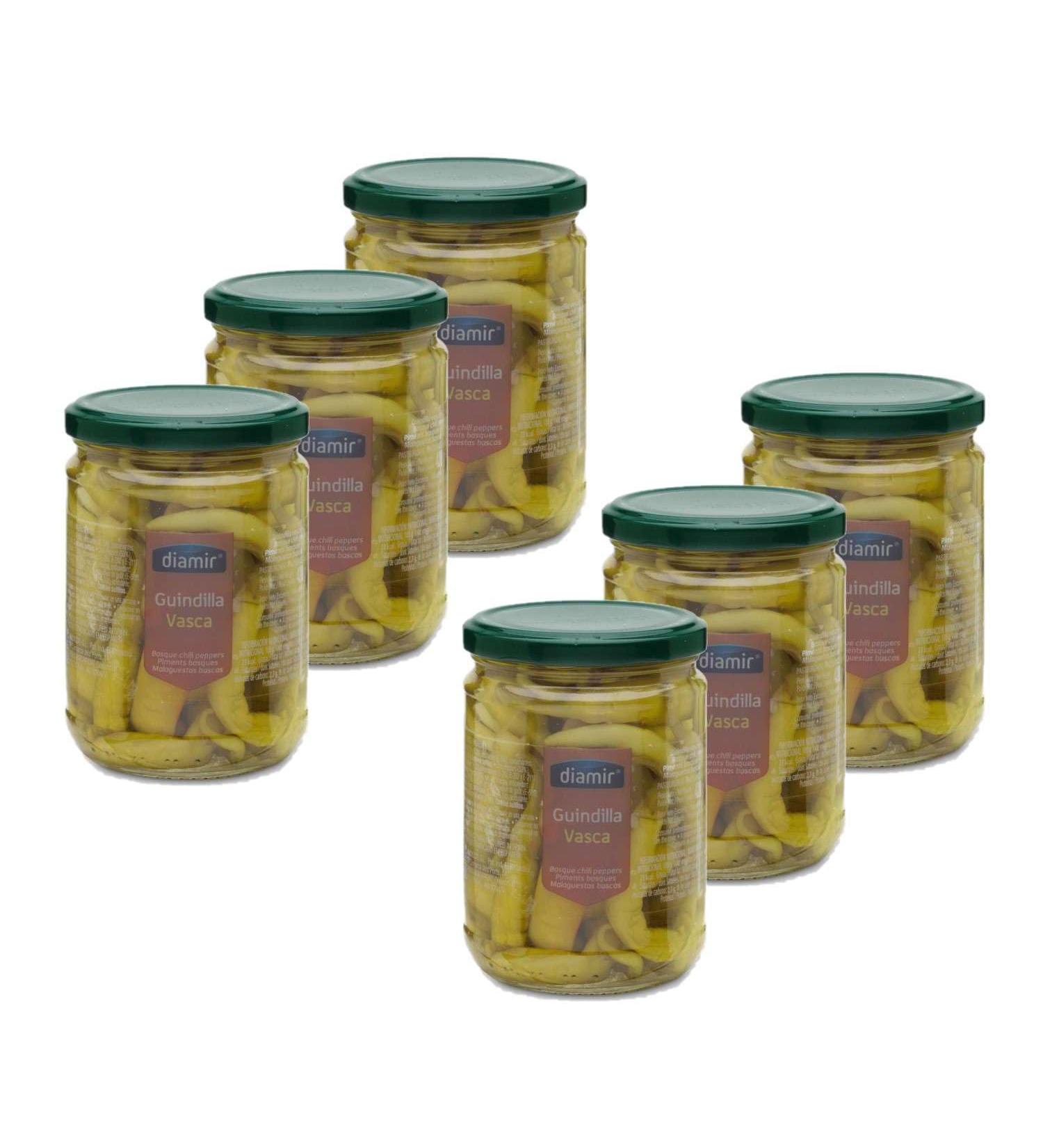 Lot 6x Chili in vinegar - Jar 390g