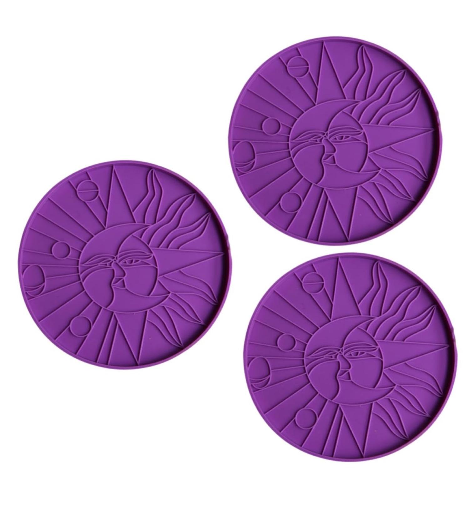 COHEALI 3pcs Coaster Mold Resin Silicone Molds Silicone Molds for Resin Multi-Purpose Molds Art Plate Epoxy 15.2X15.2cmx3pcs As Shownx3pcs - Buy Online on GoSupps.com